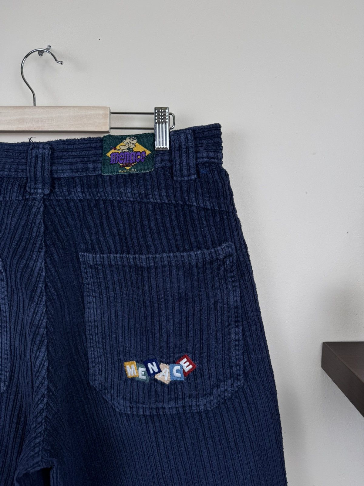 Menace Vintage 90s Menace Pants USA Skateboard Corduroy 34 Purple Size US 34 / EU 50 - 10 Thumbnail