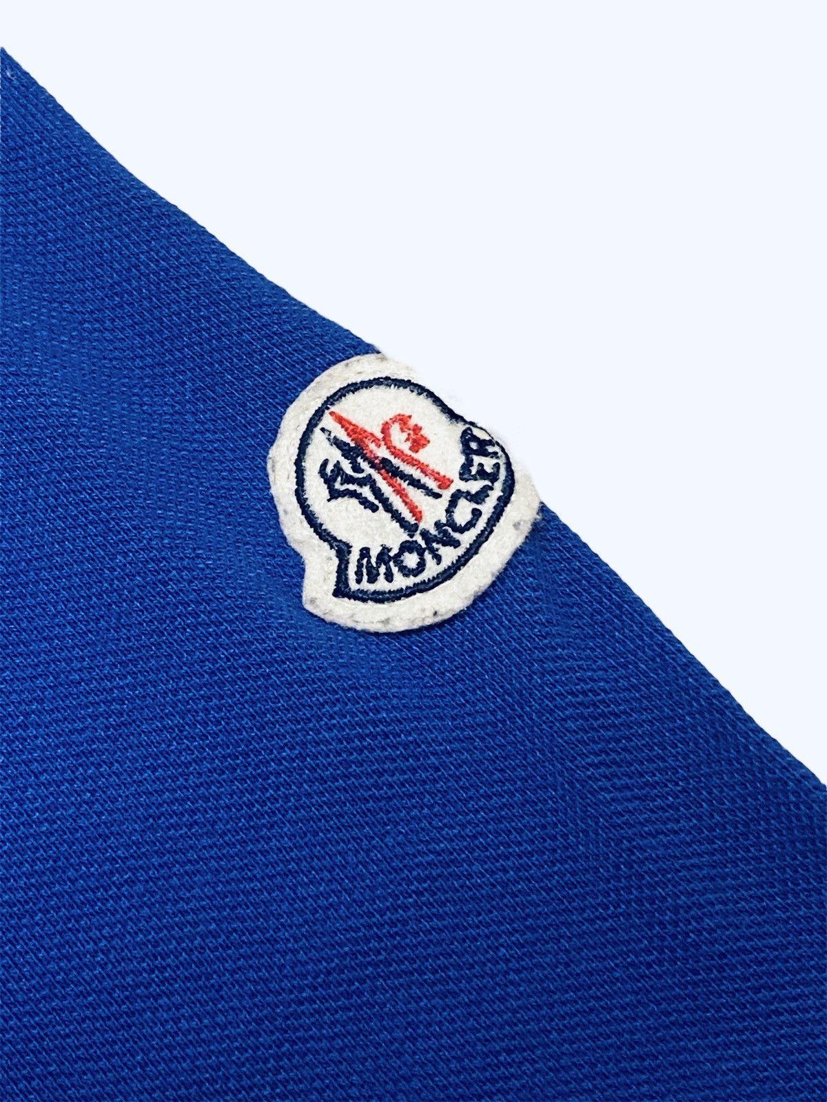 Moncler Blue Polo Moncler Size US L / EU 52-54 / 3 - 2 Thumbnail