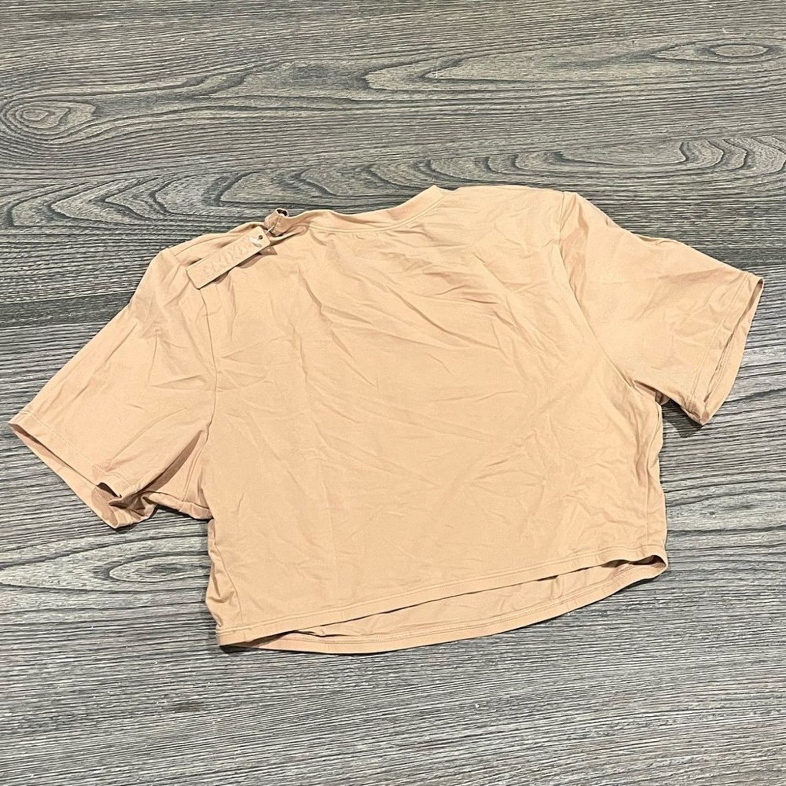 SKIMS NWT Skims Fits Everybody Super Cropped T-Shirt Ochre 2X Size XXL / US 16-18 / IT 52-54 - 3 Thumbnail