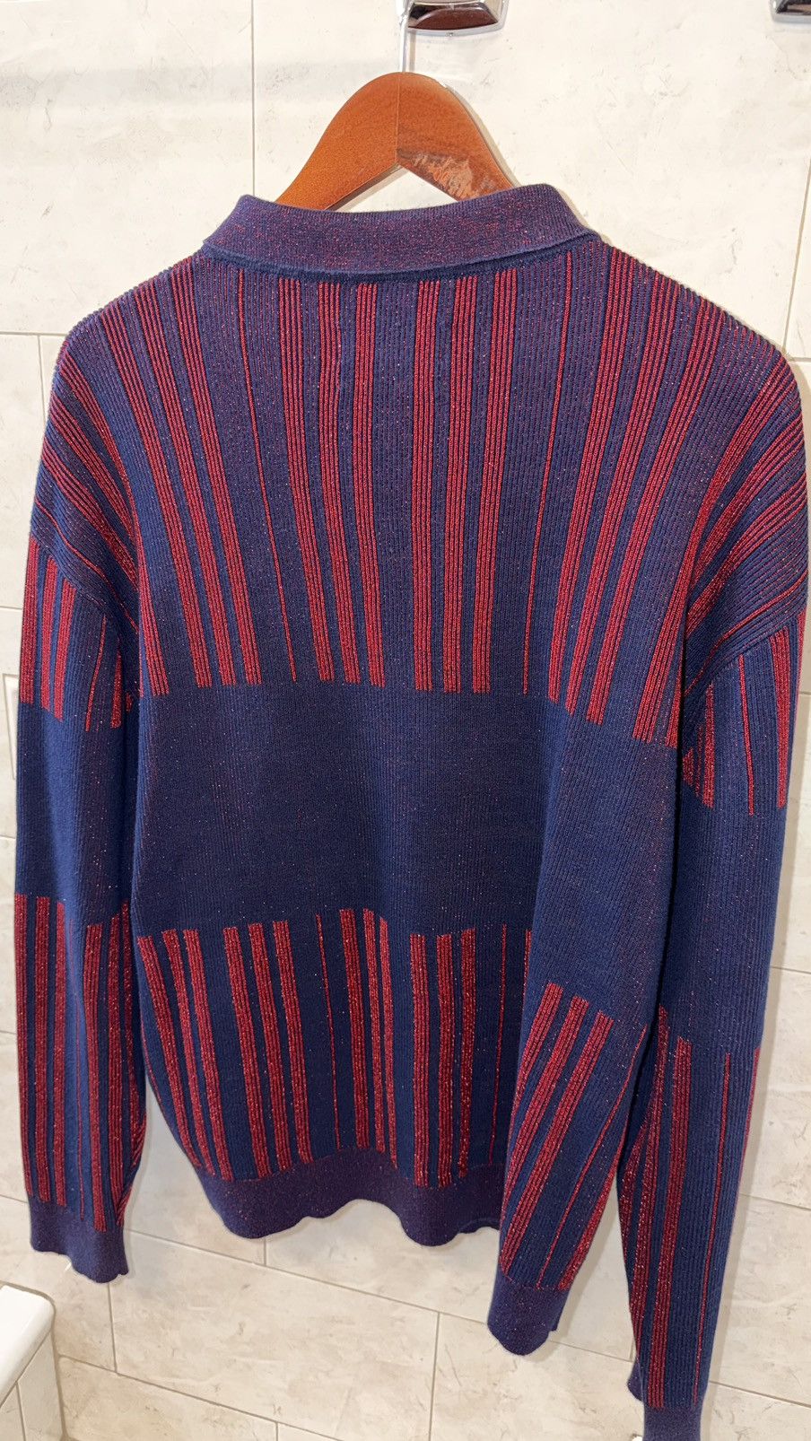 Martine Rose Martine Rose Prysm Glitter Sweater Size US L / EU 52-54 / 3 - 3 Thumbnail