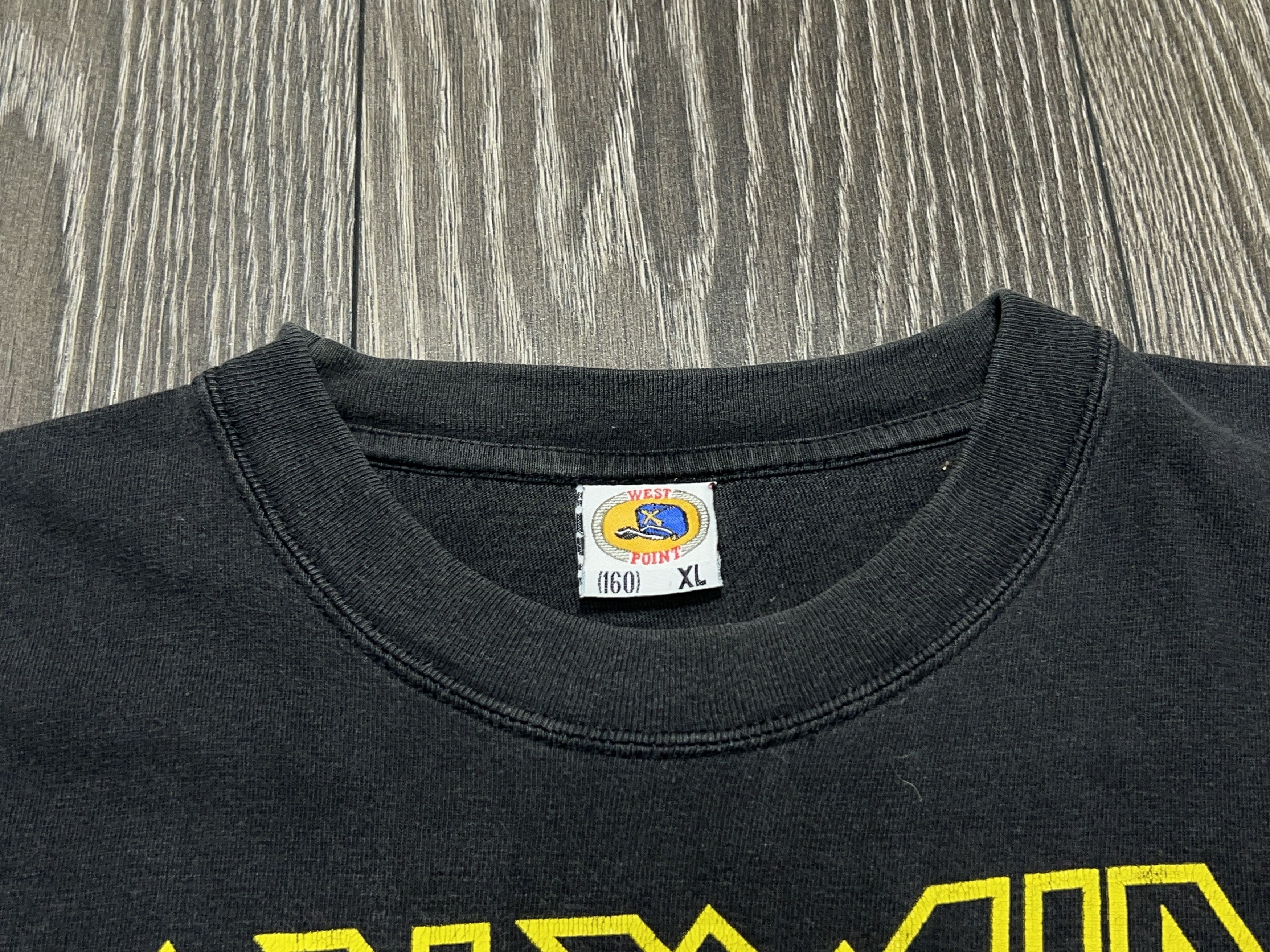 Vintage IRON MAIDEN 2002 Rock Band T Shirt Tee Big Logo Mens Size US XL / EU 56 / 4 - 5 Thumbnail