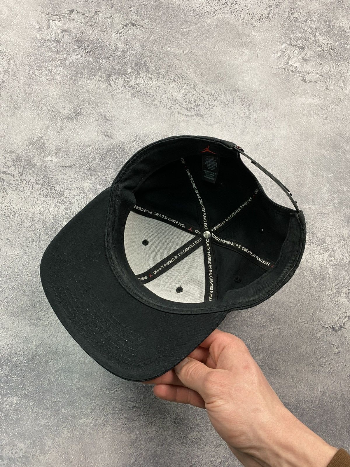 Jordan Brand Vintage Nike Jordan Cap snapback baseball y2k black hat Size ONE SIZE - 7 Thumbnail