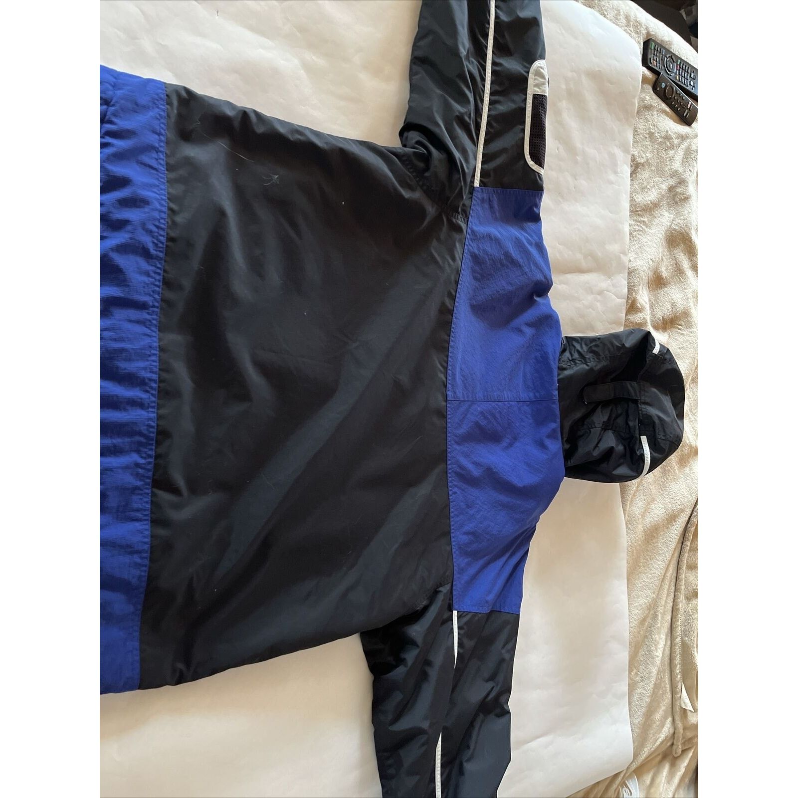 Columbia Columbia Women’s L Blue Black LS Polyester Nylon Hooded Coat Size L / US 10 / IT 46 - 9 Thumbnail
