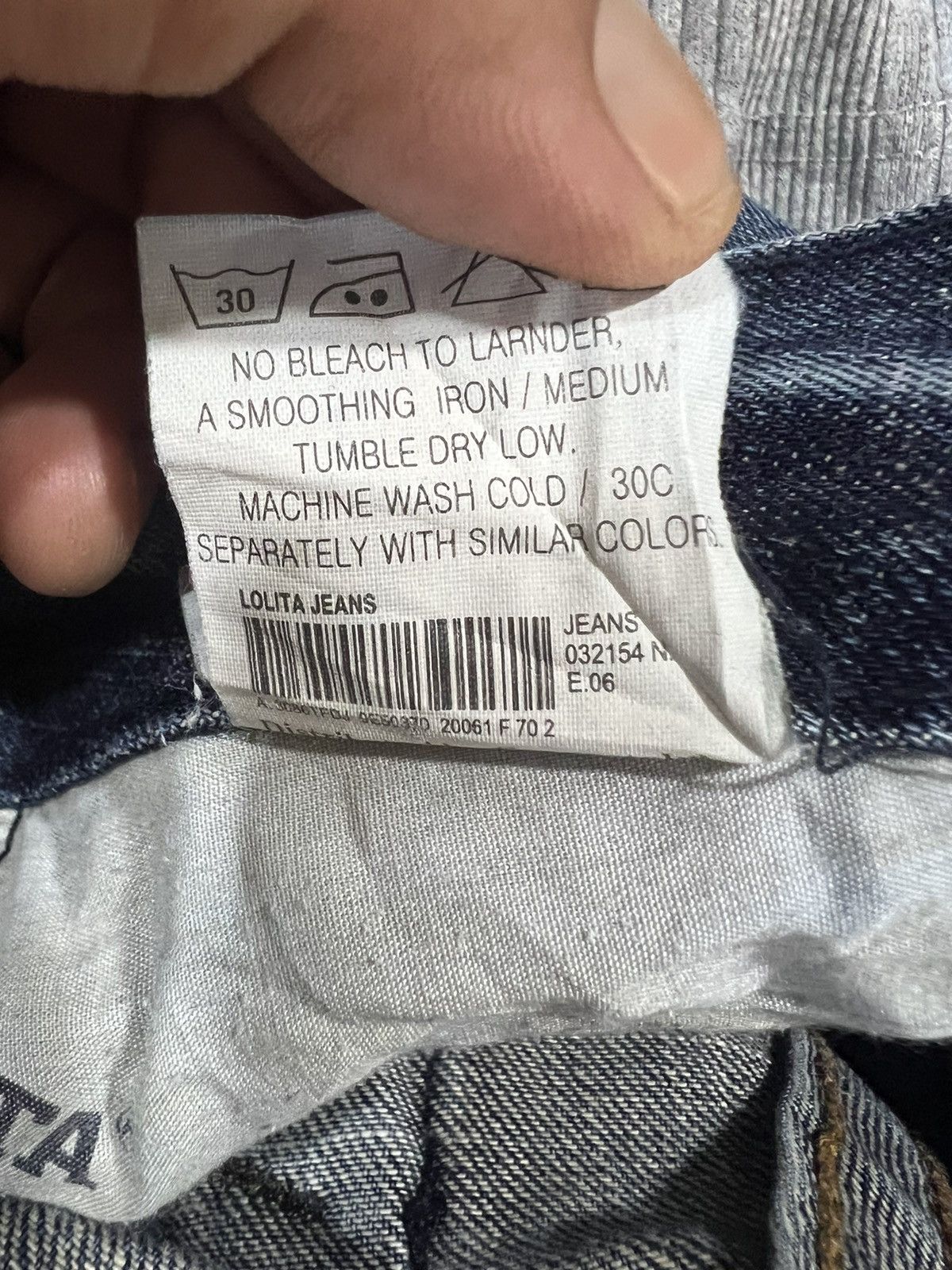 Other 🔥Rare Lolita Jeans Flared Distressed Denim Size 29" - 18 Thumbnail