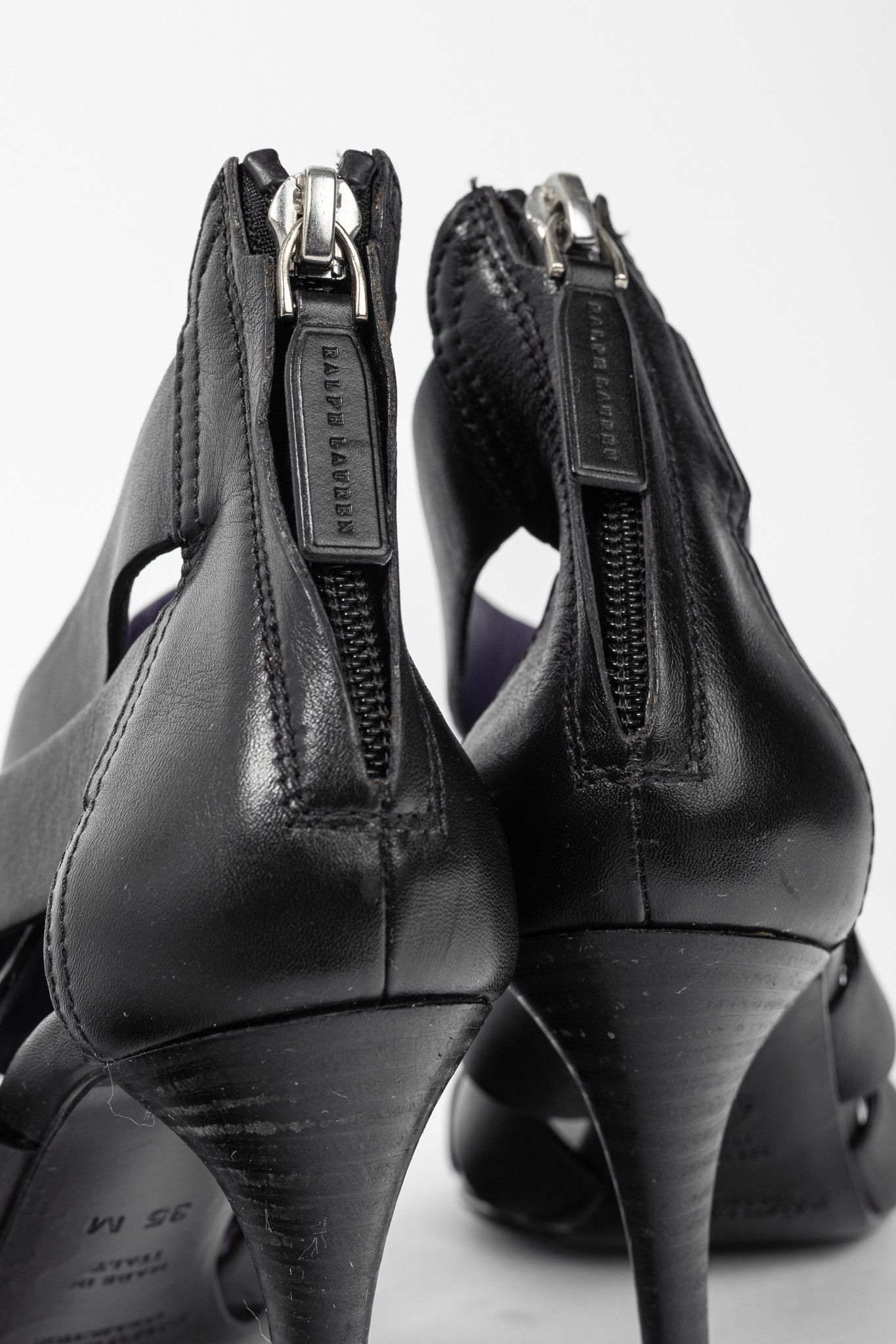 Ralph Lauren Ralph Lauren Collection Ardina II Strappy Leather Sandals Size US 4.5 / IT 34.5 - 9 Thumbnail