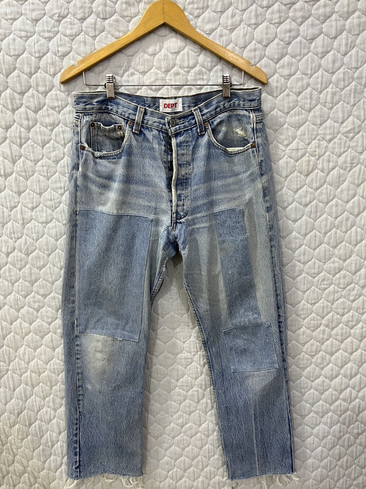 Levi's 🔥🔥🔥RARE LEVIS X DEPT JAPAN DENIM Size US 33 - 1 Thumbnail