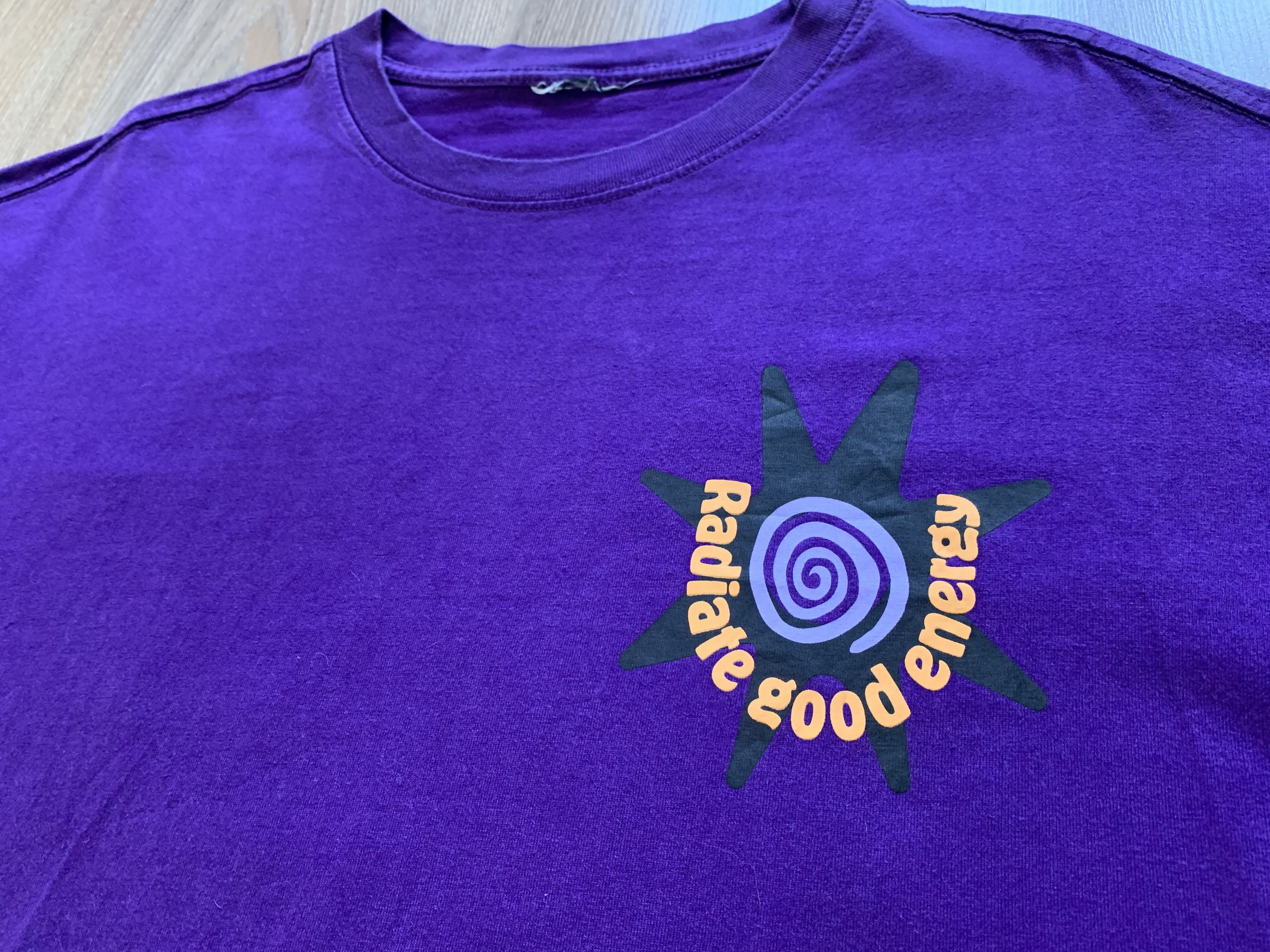 H&M H&M Apparel Radiate Good Energy Printed T Shirt Size US L / EU 52-54 / 3 - 6 Thumbnail