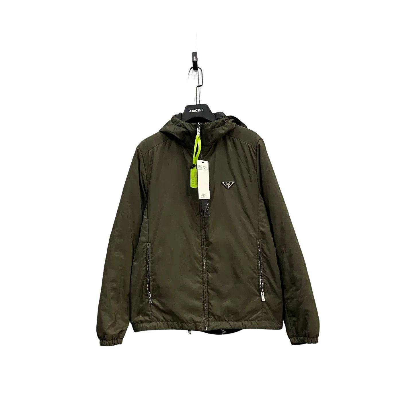 Prada Prada Triangle Logo Reversible Hooded Jacket 52 Size US L / EU 52-54 / 3 - 1 Thumbnail