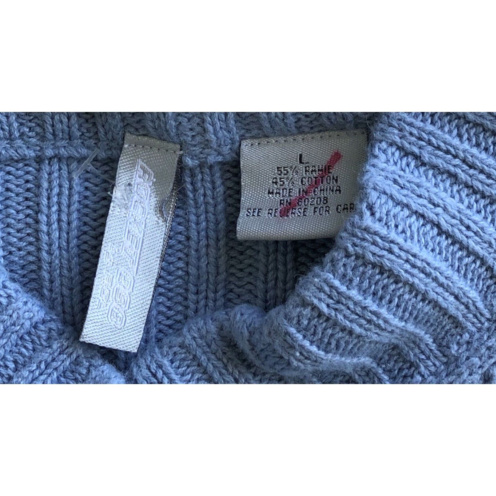 Vintage Vintage Rocket 898 Sweater L Juniors Blue Shawl Collar Rolled Cuffs Long Sleeve Boho Grunge 90s Y2K Pullover Womens Shoes? Size L / US 10 / IT 46 - 5 Thumbnail