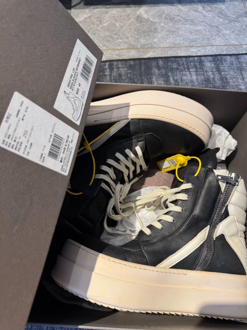Rick Owens Rick Owens Main line thick low inverted triangle shoes Size US 7 / EU 40 - 9 Thumbnail