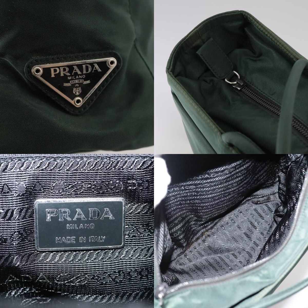 Prada PRADA Tote Bag Nylon Green Size ONE SIZE - 11 Thumbnail