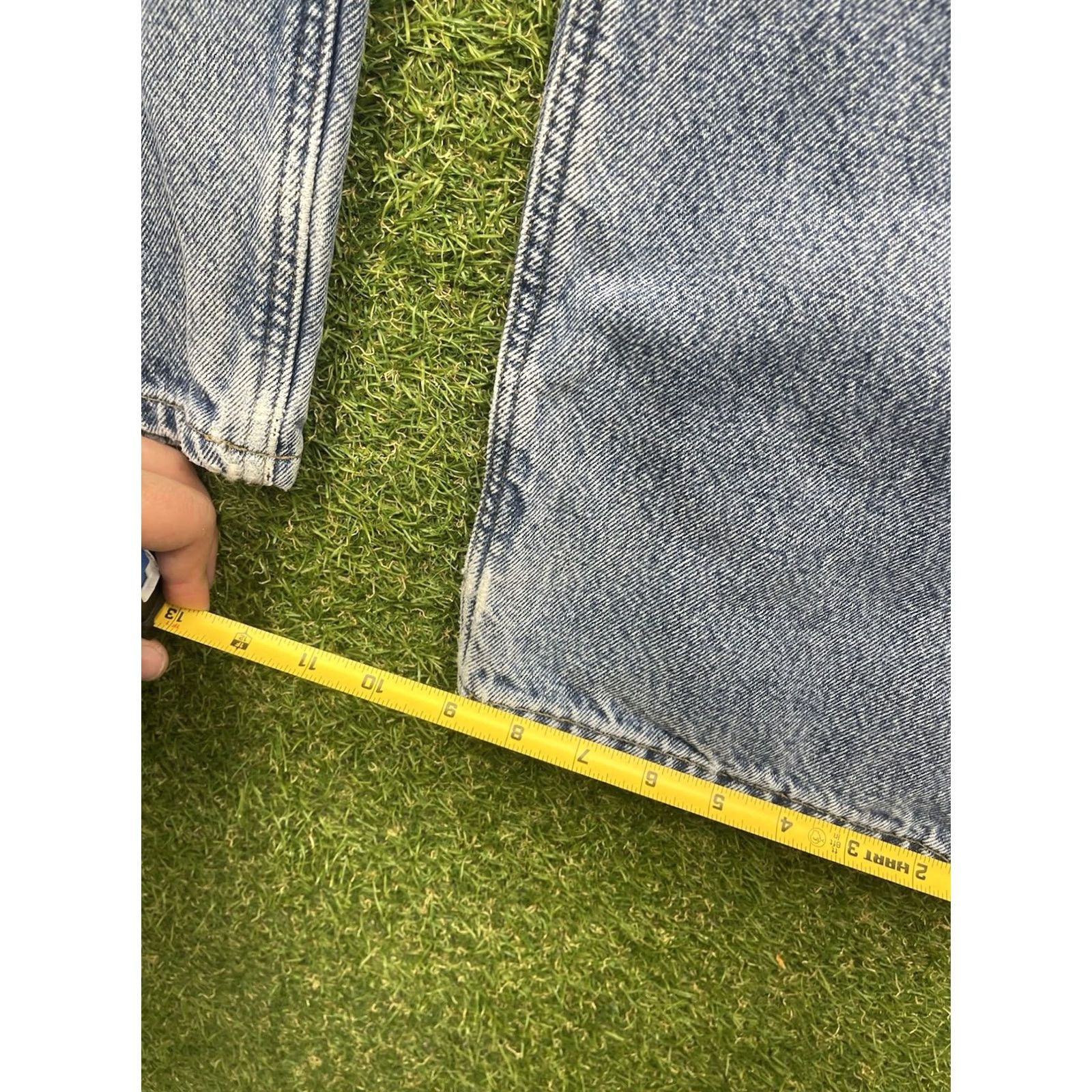 Carhartt Carhartt Jeans Mens 36x30 Blue Denim Relaxed Straight Lined Workwear Size US 36 / EU 52 - 6 Thumbnail