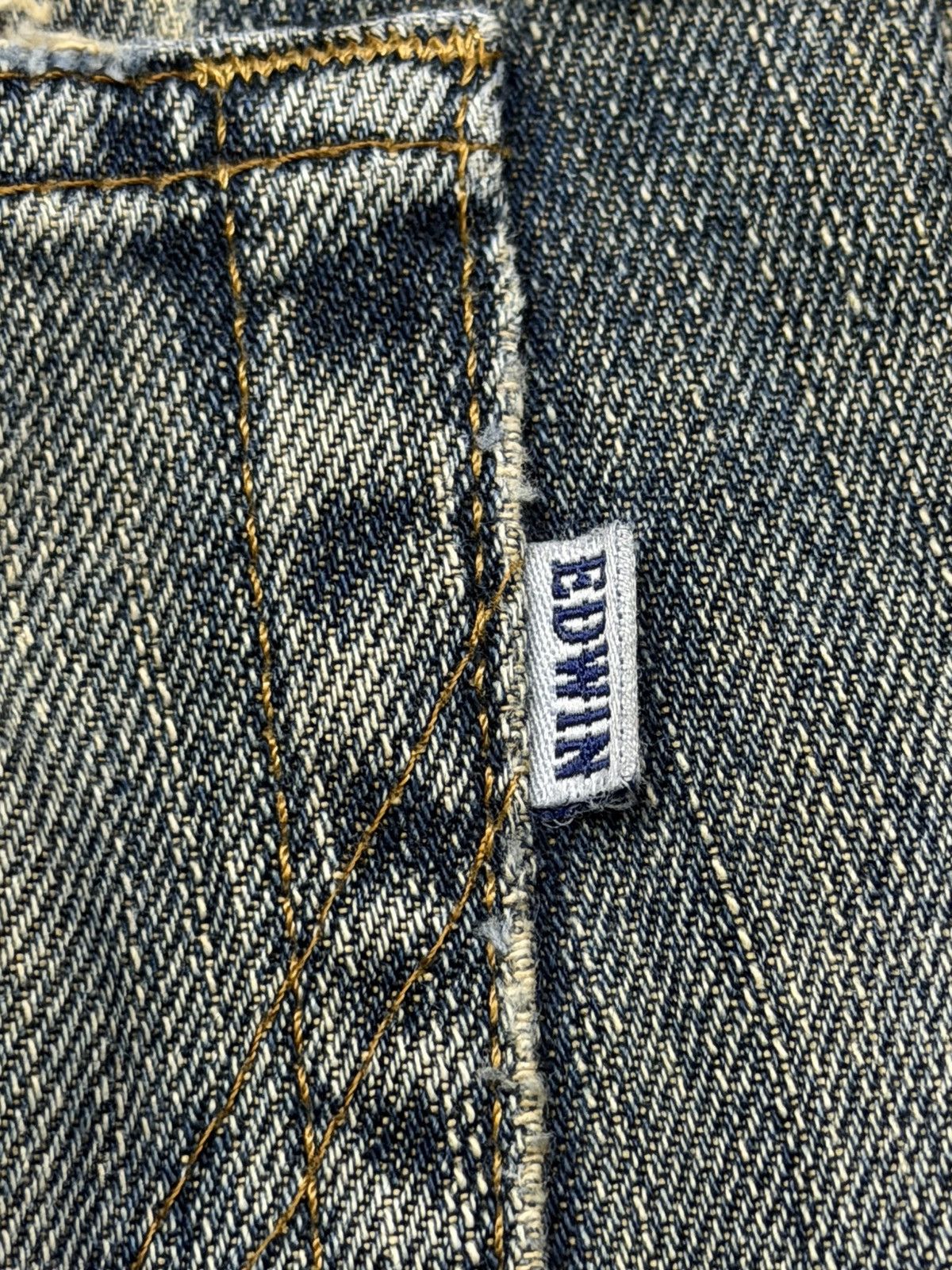 Edwin Vintage EDWIN 403 Japan Denim Jeans | Relaxed Straight | W34 Size US 34 / EU 50 - 12 Thumbnail