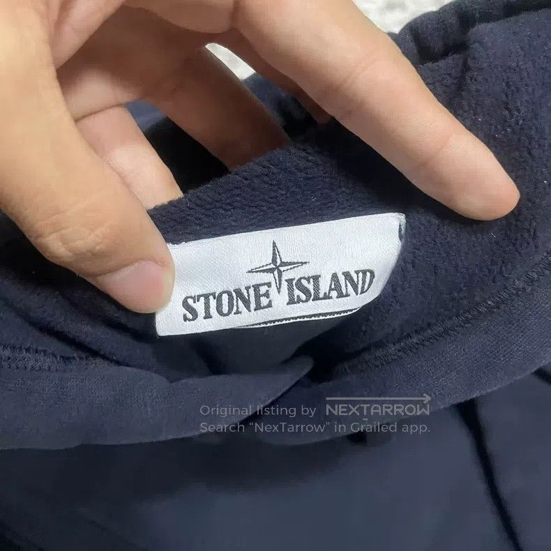 Stone Island Stone Island Hooded Sweatshirt Hoodie Deep Blue XL Size Size US XL / EU 56 / 4 - 4 Thumbnail