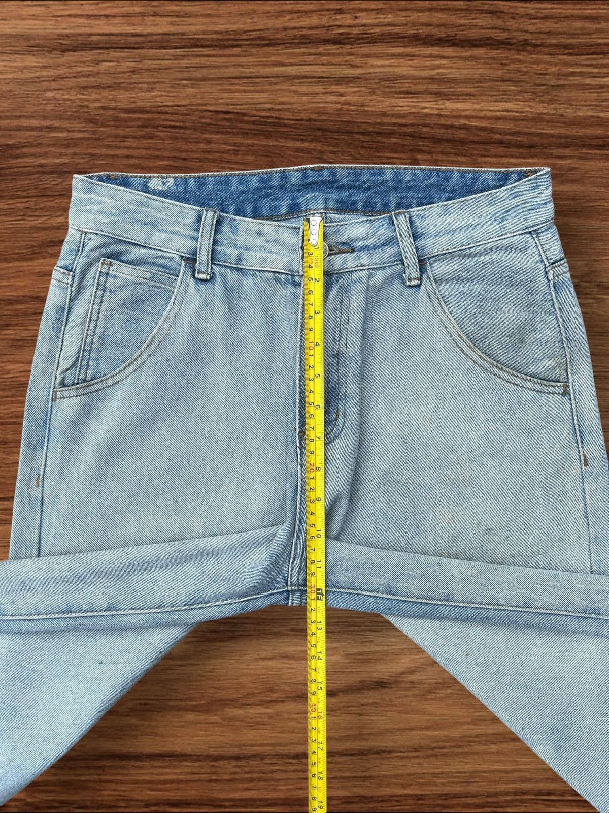 Japanese Brand × Vintage Vintage Japanese Brand High Waist Frayed Leg Baggy Jeans Size US 30 / EU 46 - 11 Thumbnail
