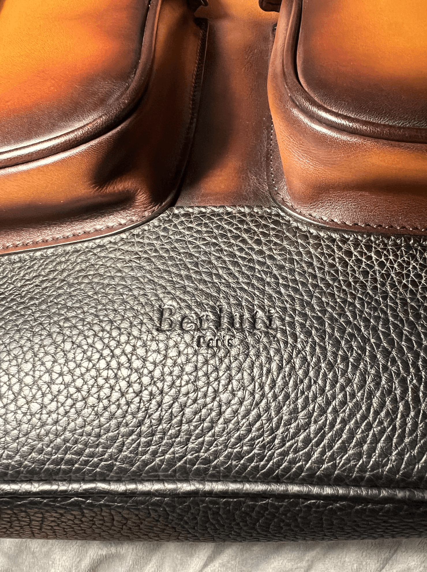 Berluti 100% Authentic Mens Berluti Horizon Brown Leather Backpack Size ONE SIZE - 7 Thumbnail
