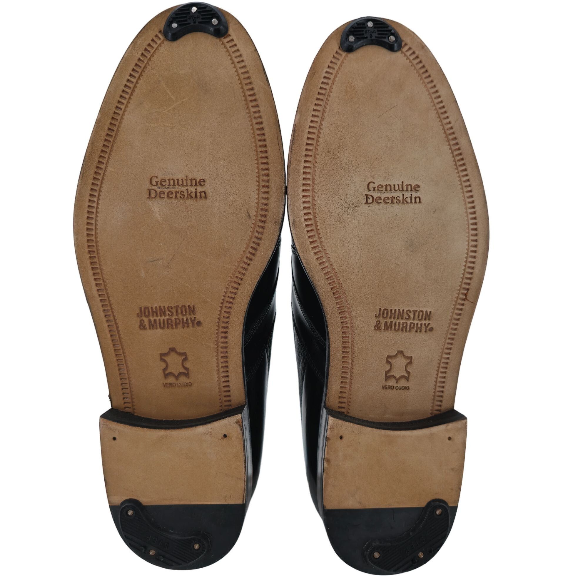 Johnston & Murphy NEW Johnston & Murphy Men's size 9.5W Black Deerskin Leather Size US 9.5 / EU 42-43 - 3 Thumbnail