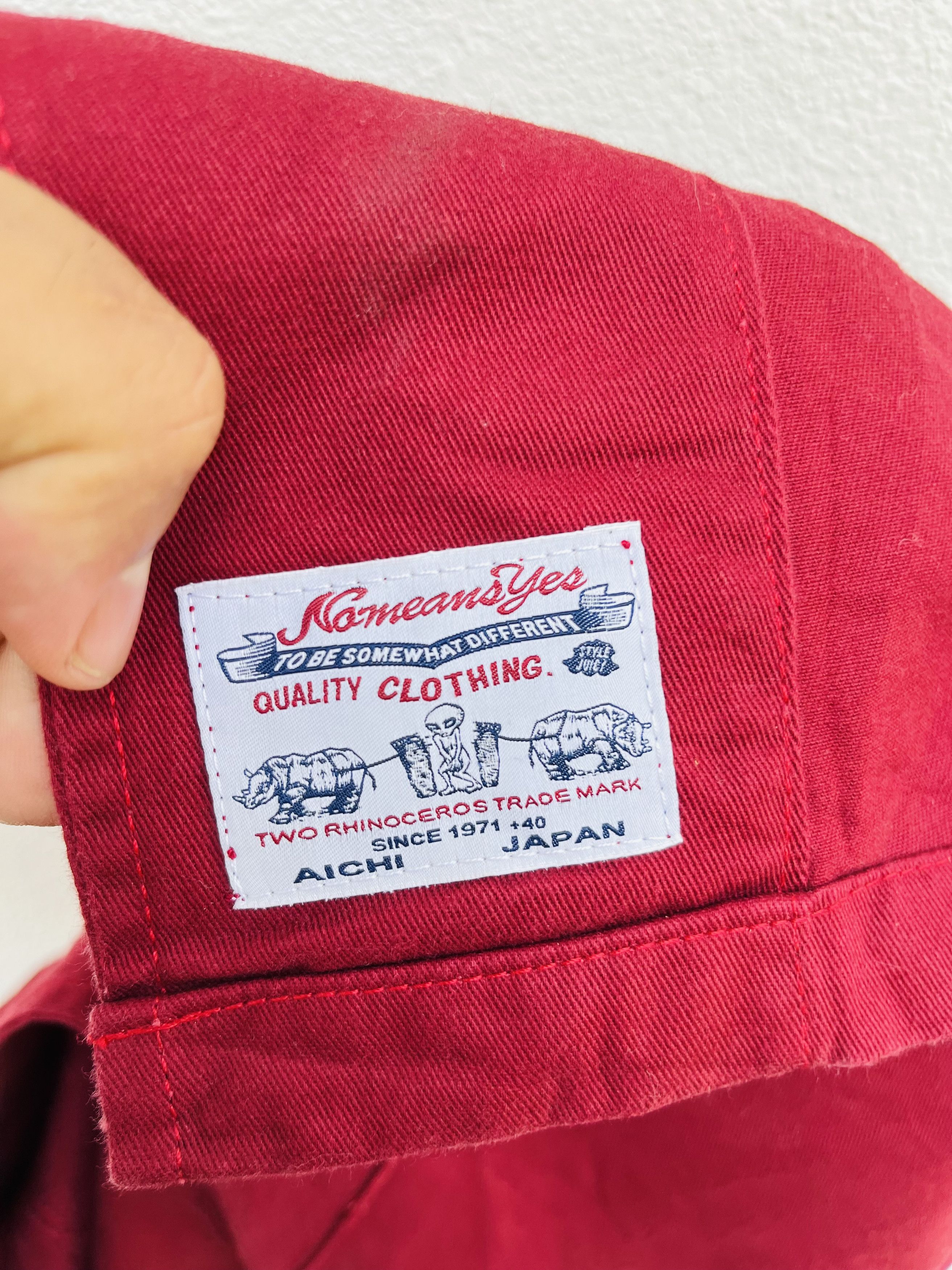 Japanese Brand × Vintage Vintage Aichi Japan Nomeansyes Japanese Designer Style Size L / US 10 / IT 46 - 9 Thumbnail