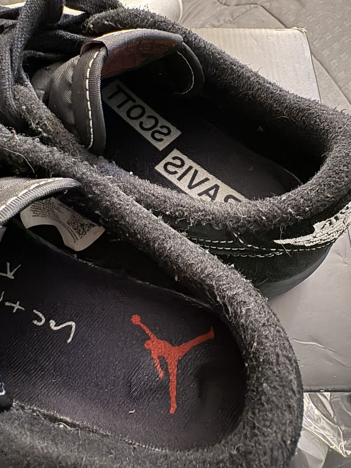 Nike × Travis Scott Travis Scott Black Phantom 1s Size US 7.5 / EU 40-41 - 7 Thumbnail