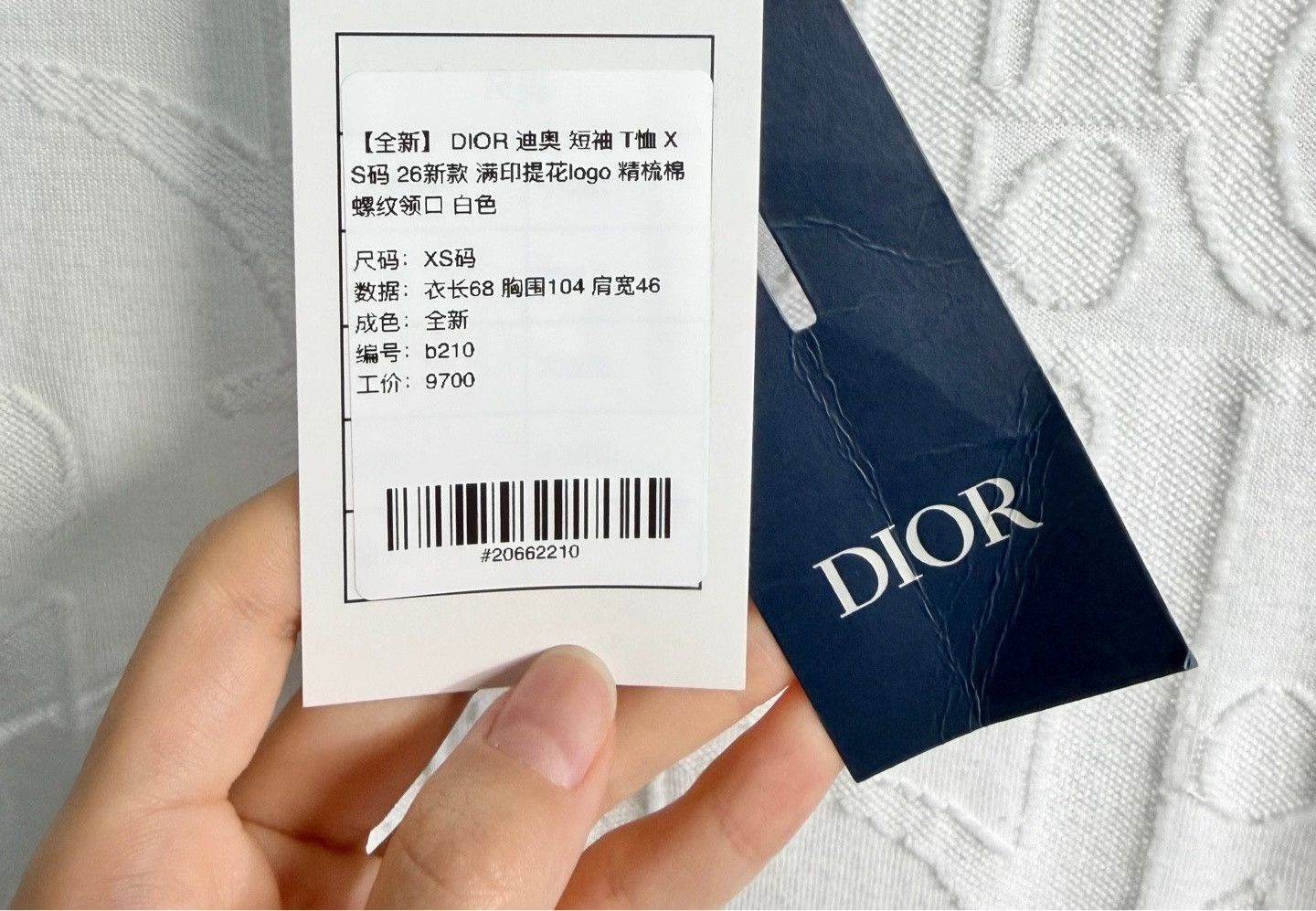 Dior Dior 2026 Logo Short-sleeve T-shirt XS Size US XS / EU 42 / 0 - 5 Thumbnail
