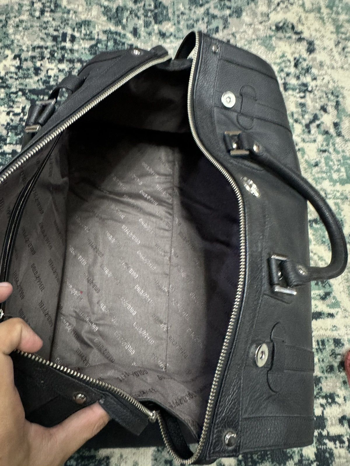 Mercedes-Benz GOLD PFEIL X MERCEDES BENZ FULL LEATHER BOSTON BAG Size ONE SIZE - 11 Thumbnail