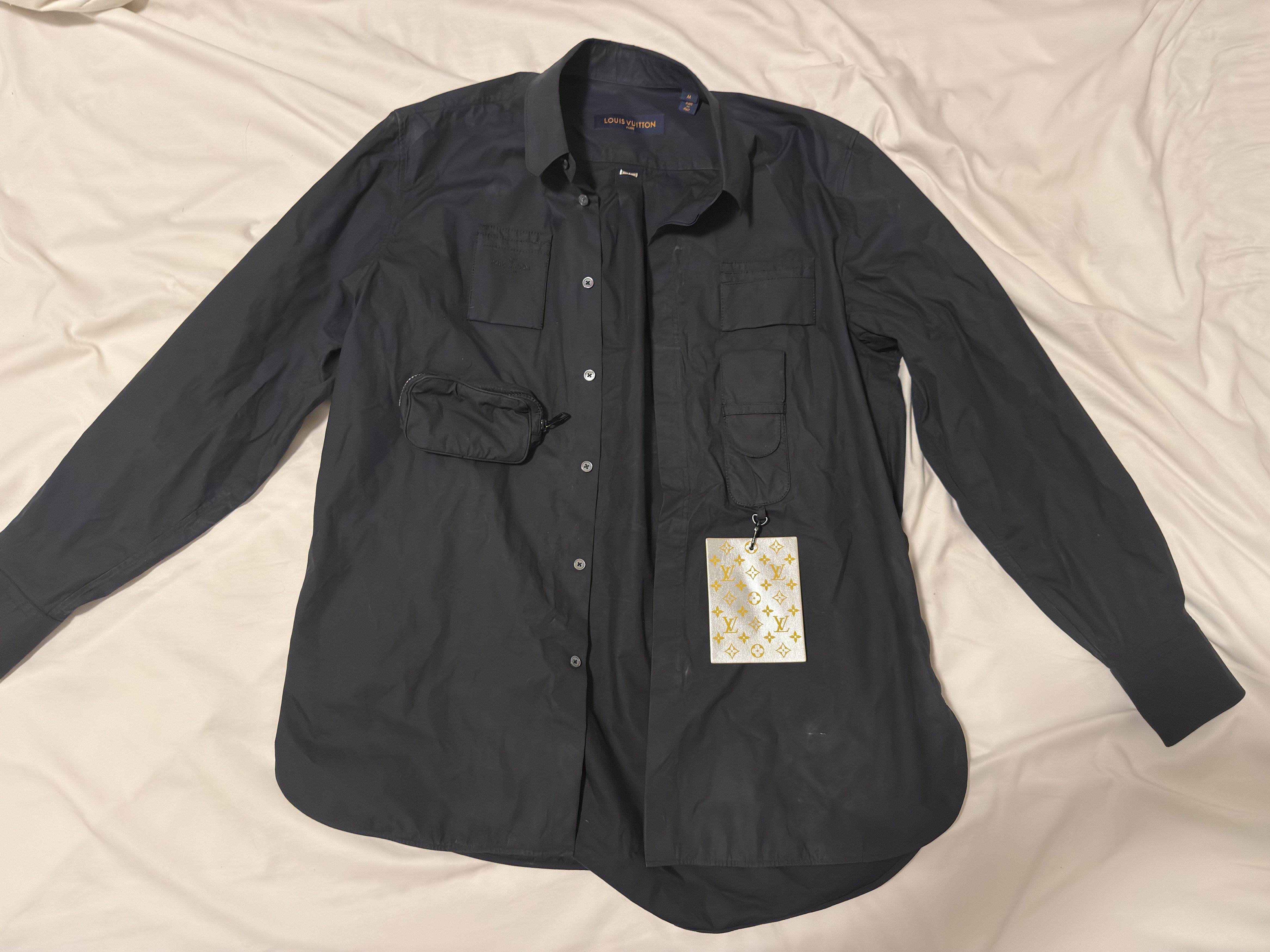 Louis Vuitton LV Multi Pocket Utility Shirt Black M Authentic Size US M / EU 48-50 / 2 - 1 Thumbnail