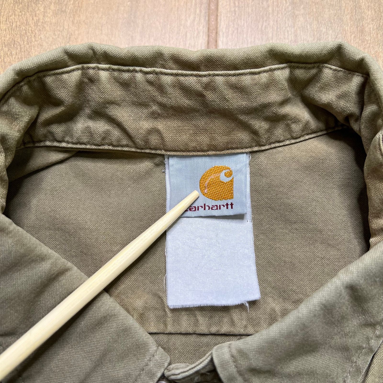 Carhartt Vintage Carhartt Shirt Men 2XL Green Pocket Canvas Outdoor Size US XXL / EU 58 / 5 - 4 Thumbnail