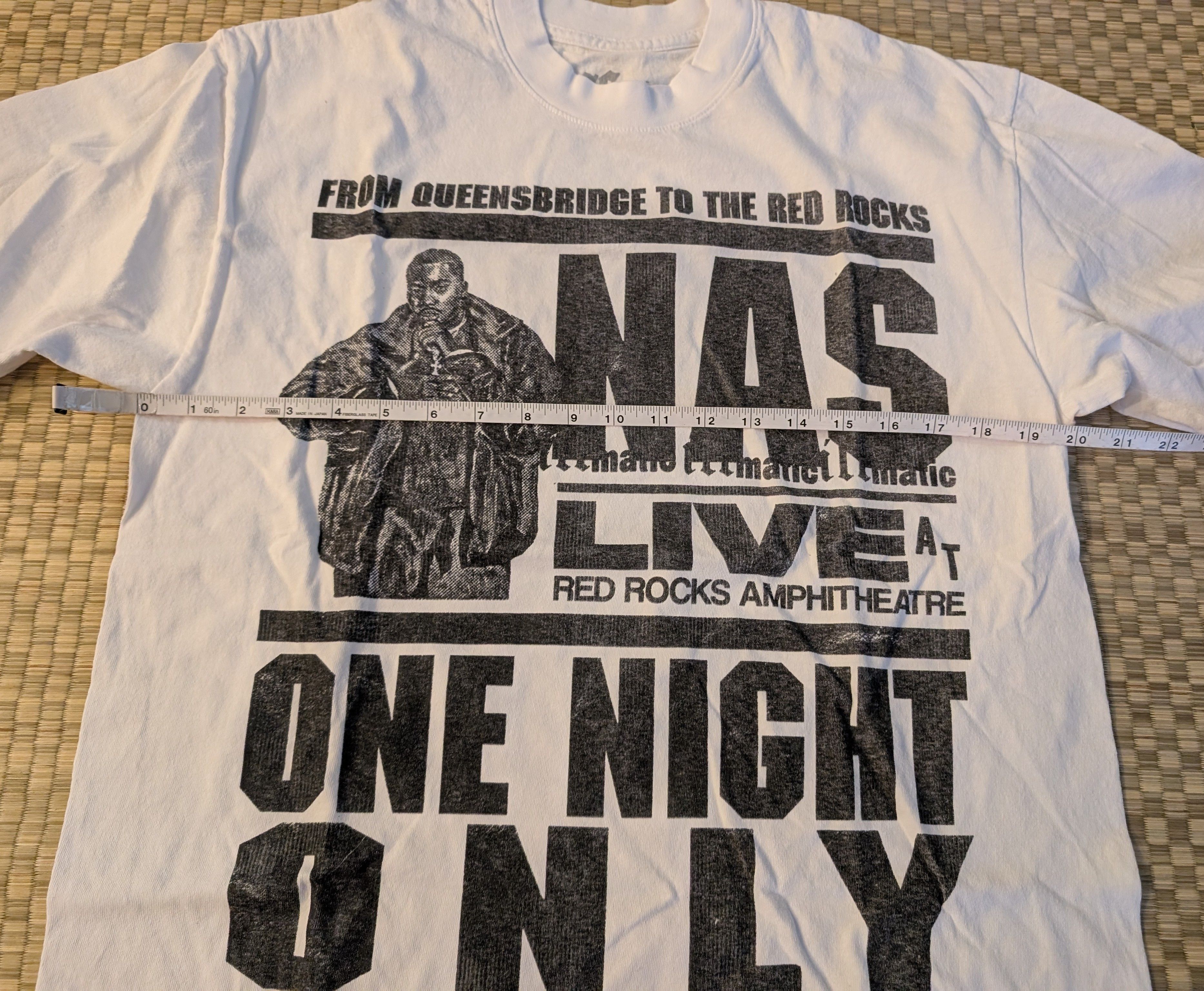 Nas NEW RARE Nas Red Rocks One Night Only T-shirt Size US M / EU 48-50 / 2 - 4 Thumbnail