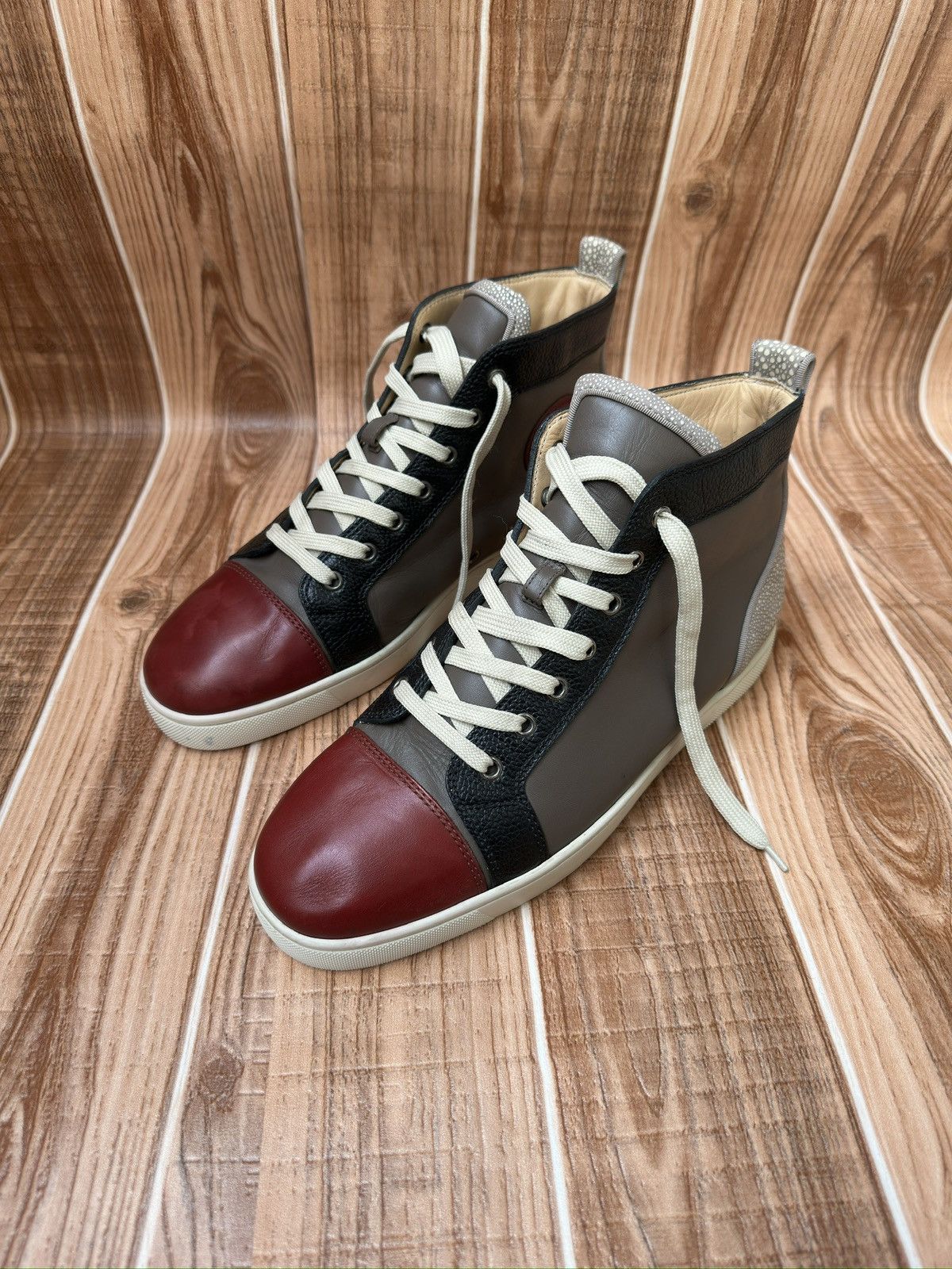 Christian Louboutin Christian Louboutin Orlatto High Brown Burgundy Size US 10 / EU 43 - 2 Thumbnail