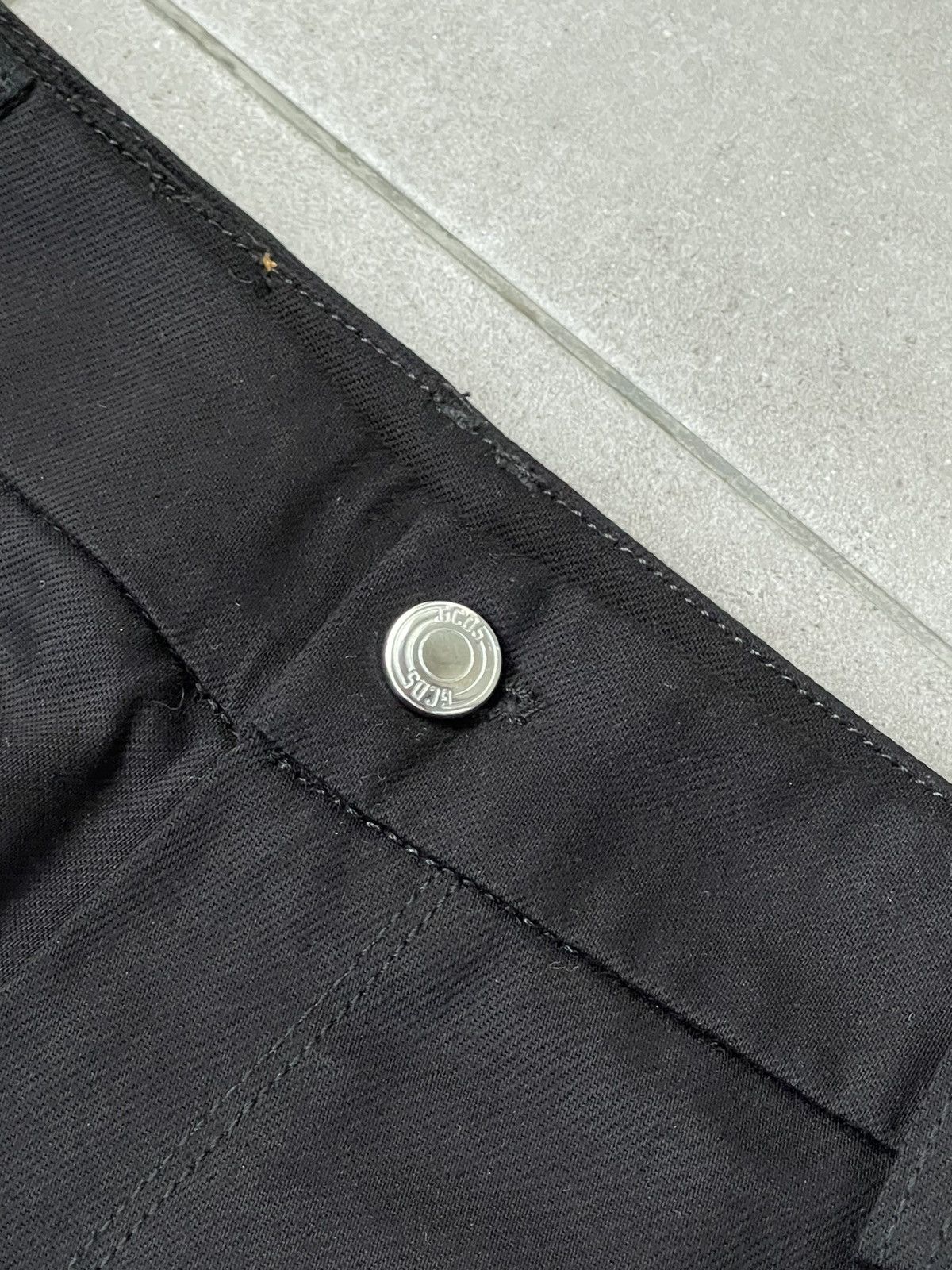 GCDS !DS! AW22 GCDS Logo Patch Cargo Black Pants Size US 32 / EU 48 - 20 Thumbnail