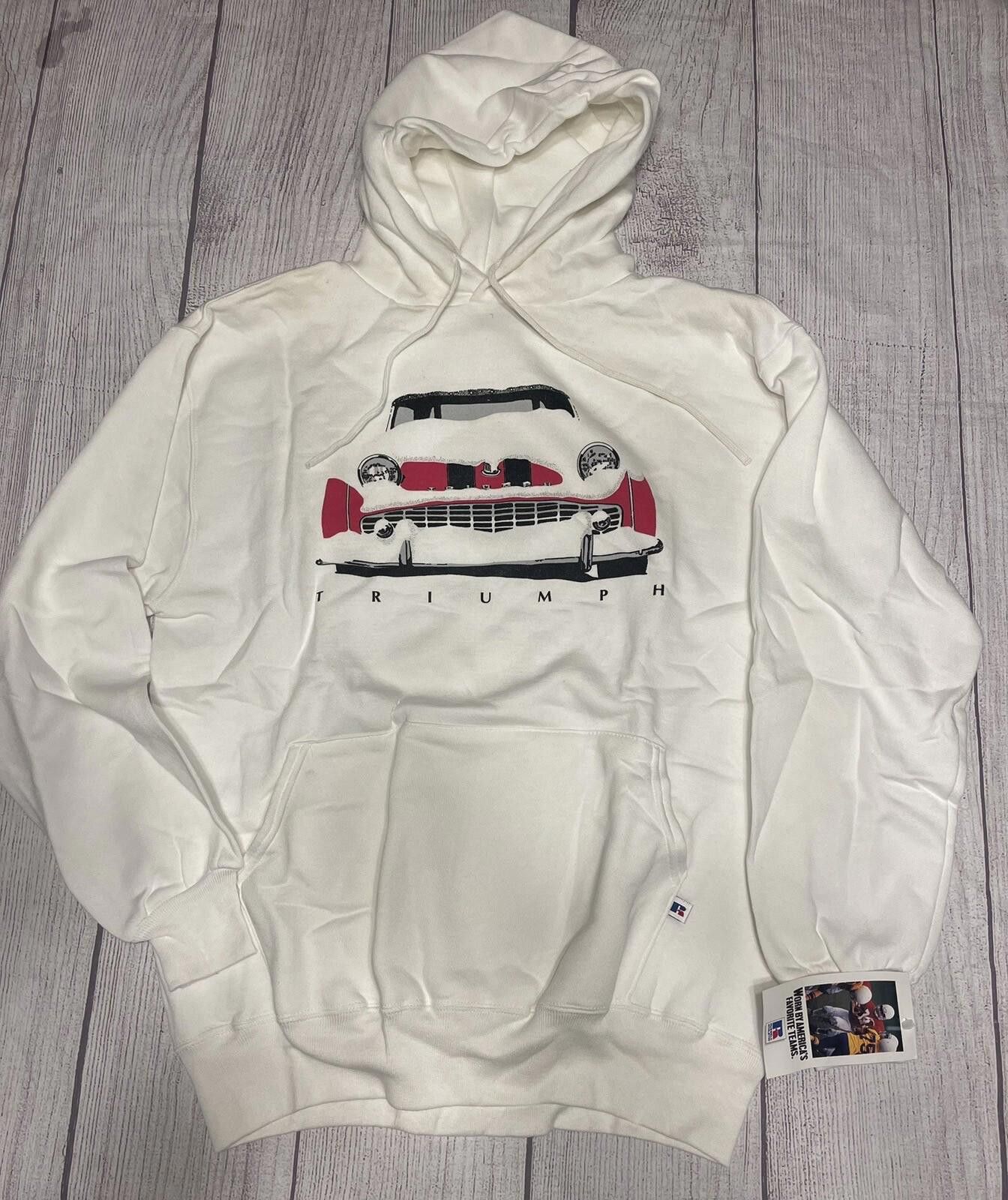 Russell Athletic VTG Russell Athletic Mens “Triumph” XL Cars Hoodie USA Size US XL / EU 56 / 4 - 1 Thumbnail