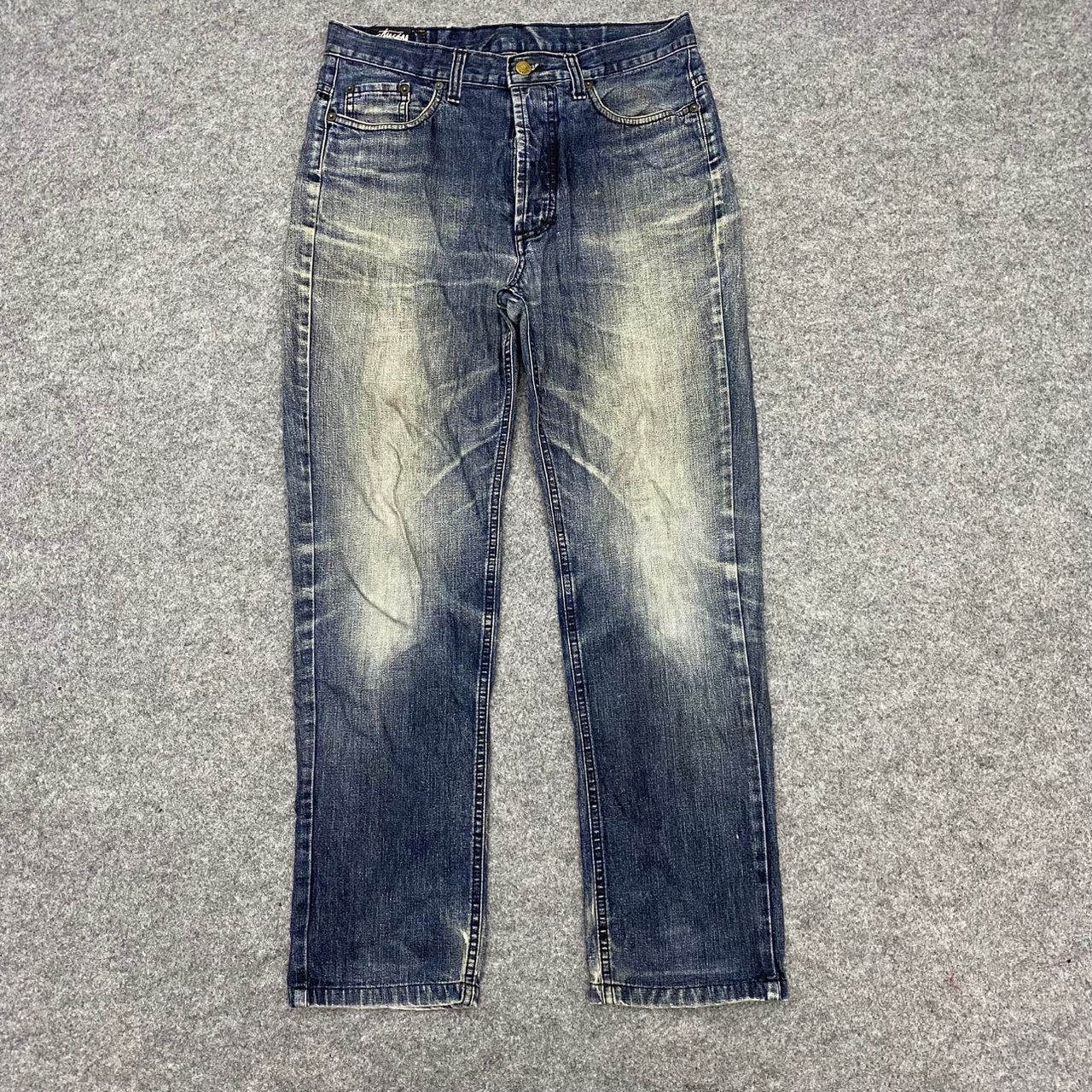 Stussy 💥Need Gone💥 Vintage Stussy Sista Distressed Denim Size US 32 / EU 48 - 1 Thumbnail