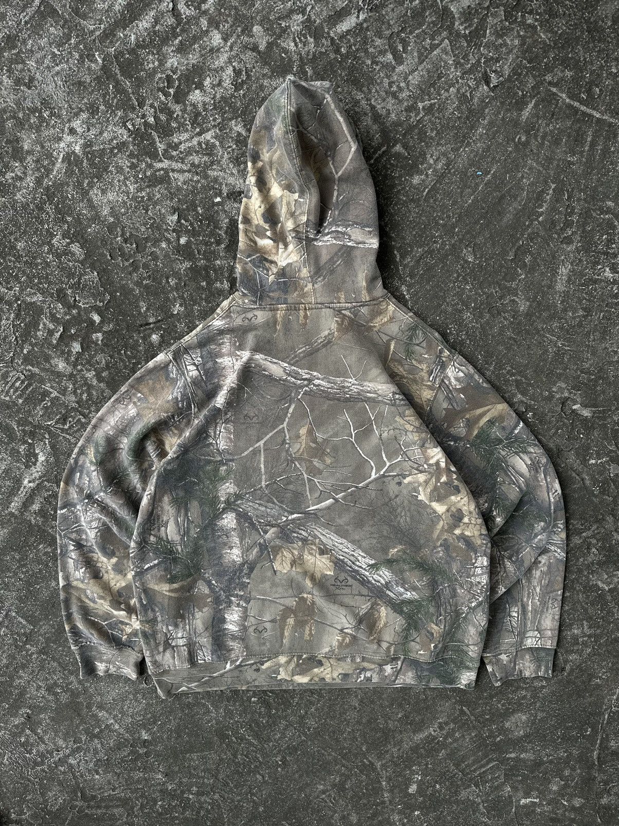 Realtree Vintage Y2K Realtree Camo Hooded Carhartt Style Baggy Size US XL / EU 56 / 4 - 2 Thumbnail