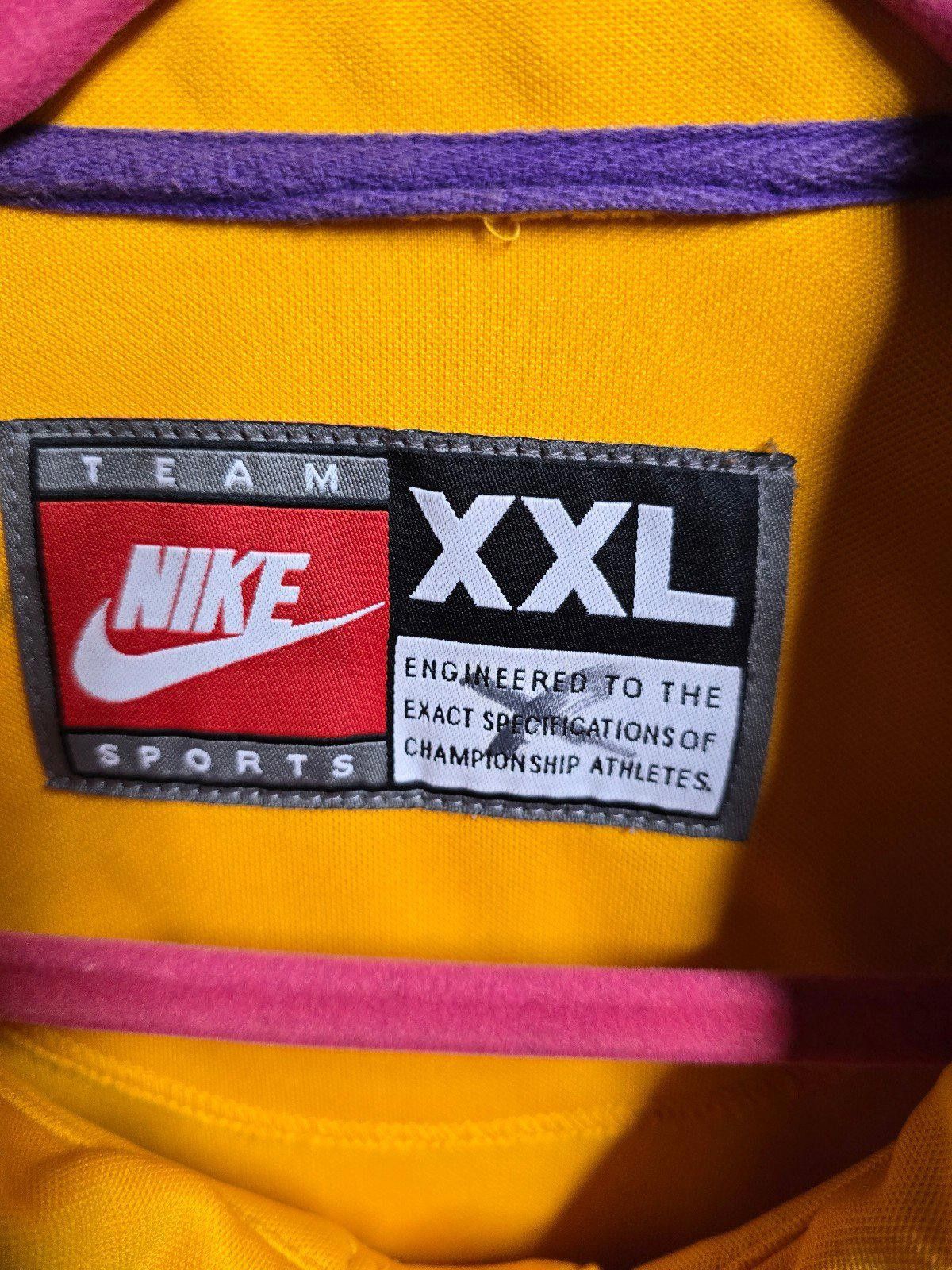 Nike Mens XXL LA Lakers Rewind 57 Vintage Shooting Shirt Warmup Size US XXL / EU 58 / 5 - 5 Thumbnail