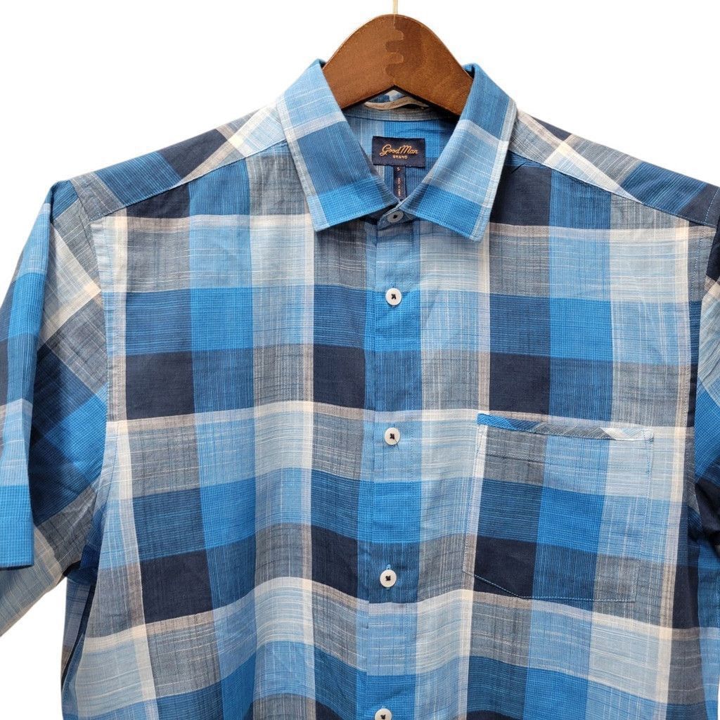 Other Good Man Brand Plaid Short Sleeves Shirt Small 100% Cotton Size US S / EU 44-46 / 1 - 3 Thumbnail