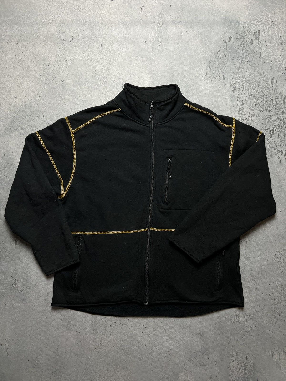 Dickies Vintage 90s Dickies 22 Workwear Thermal Lined Zip-Up Crew Size US XXL / EU 58 / 5 - 1 Thumbnail
