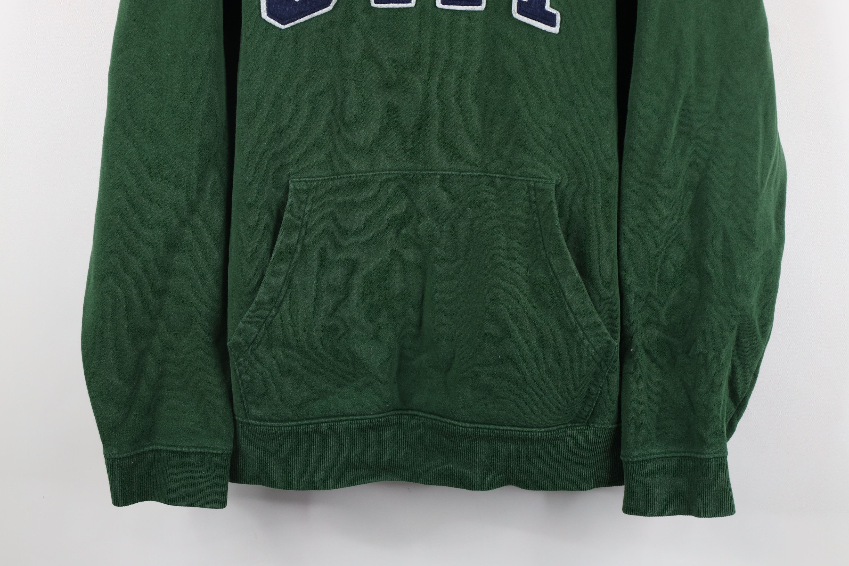 Gap × Vintage Vintage Gap Spell Out Block Letter Hoodie Sweatshirt Green Size US XL / EU 56 / 4 - 3 Thumbnail