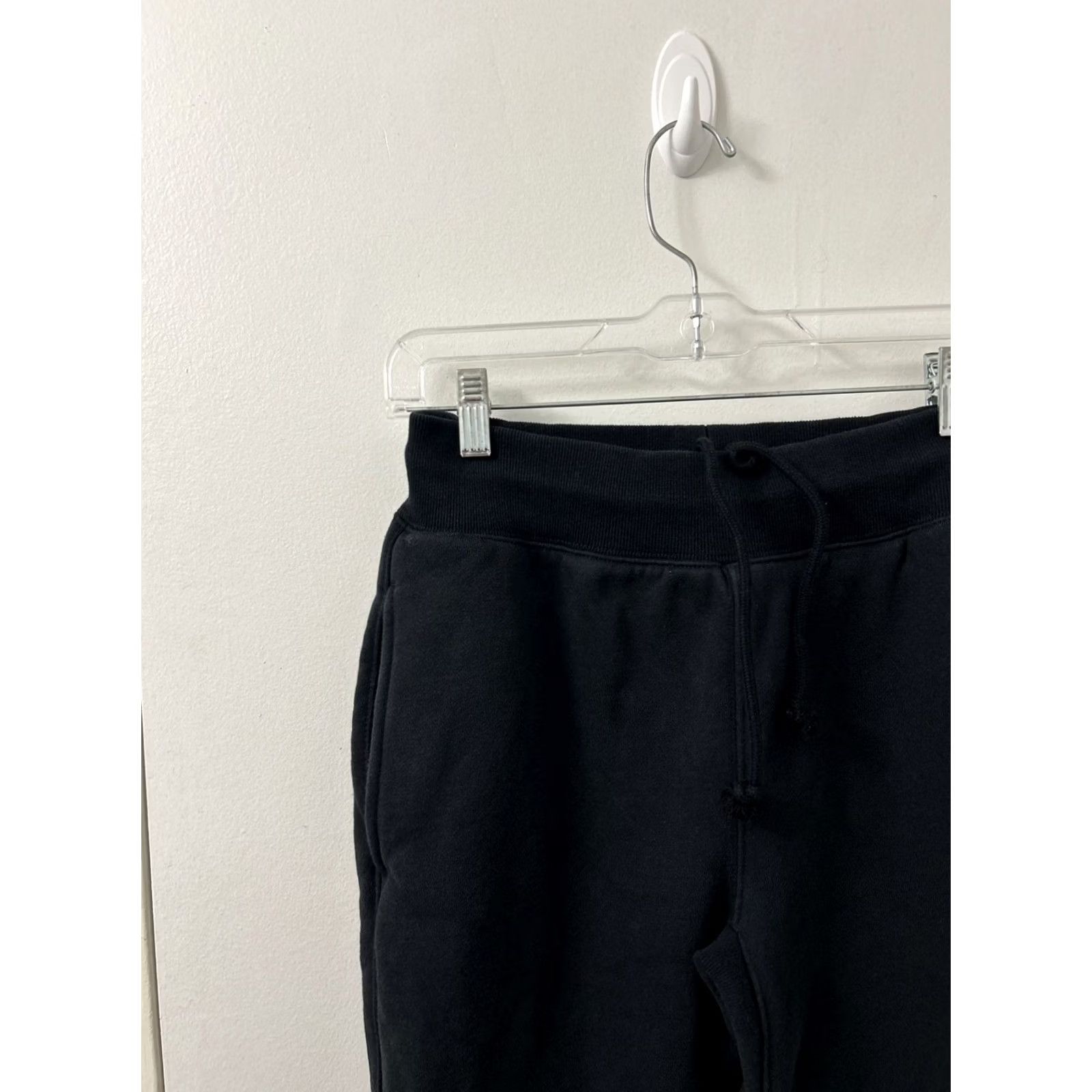 Champion VINTAGE Champion Reverse Weave Jogger Sweatpants Men's S Black Cotton Blend Embroidered Logo Elastic Waist Pockets Tapered Leg Activewear Jogger Style Size US 29 - 6 Thumbnail