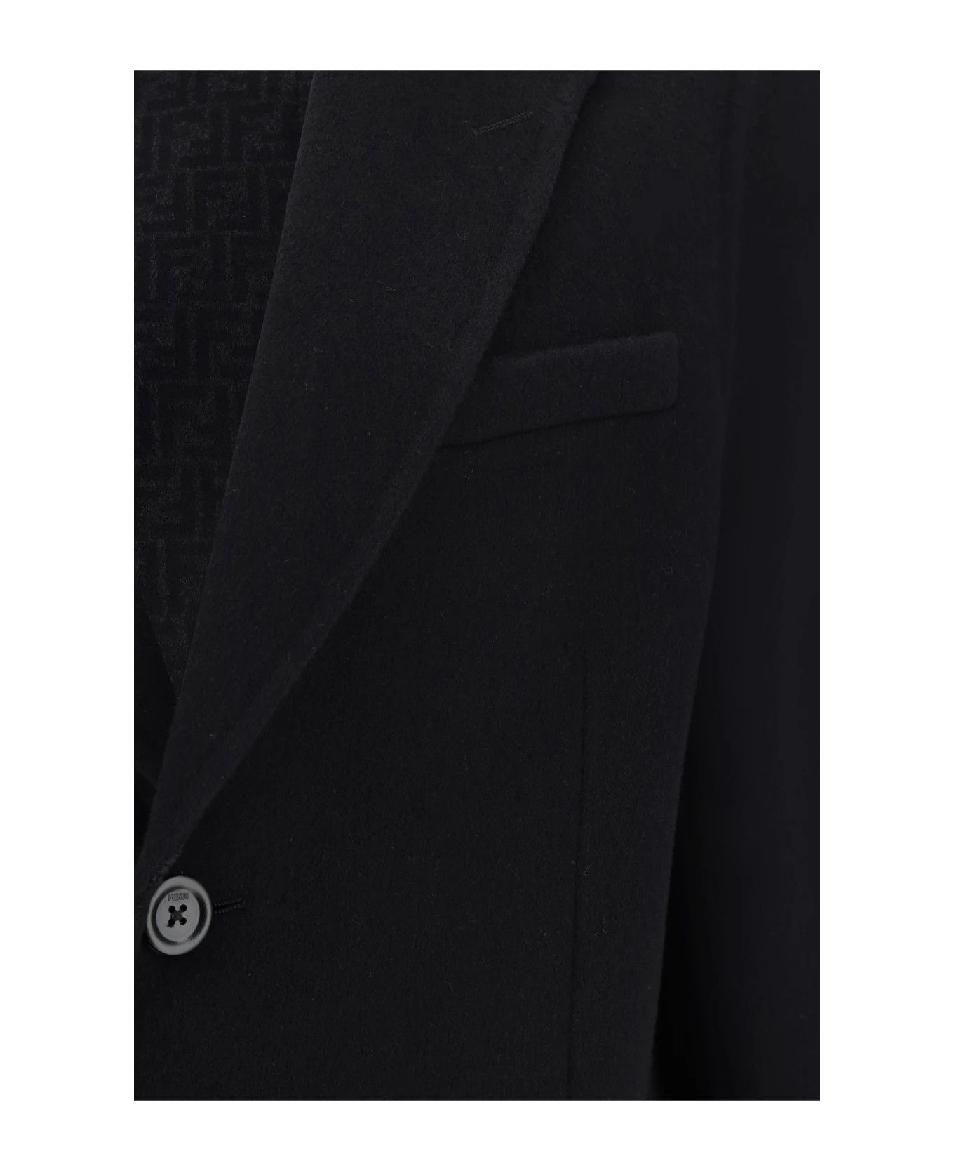 Fendi o1s1wg111225 Coat in Black Size US XL / EU 56 / 4 - 3 Thumbnail