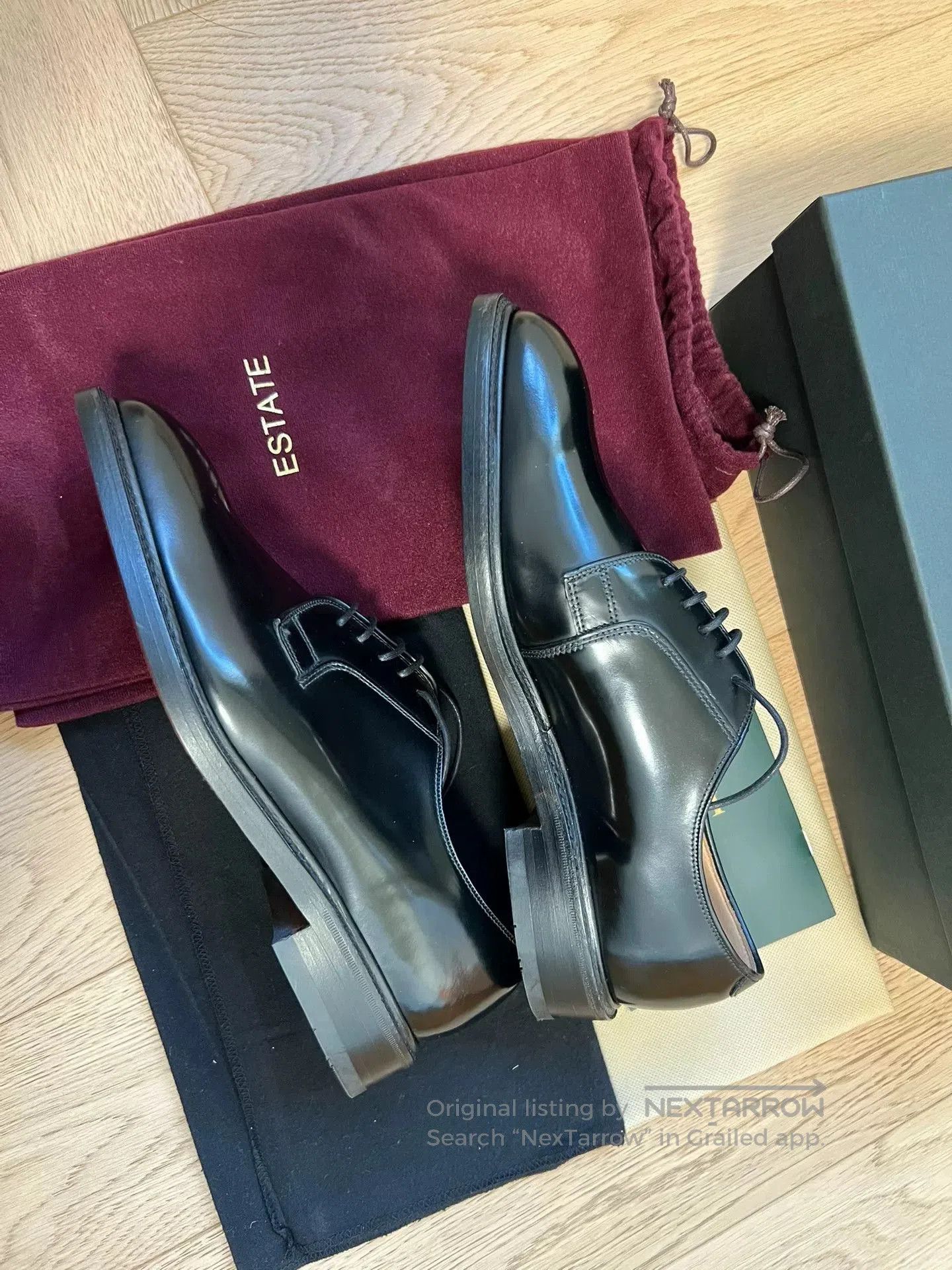 Loake Loake Men's Derby Shoes Handcrafted Leather. Size US 10.5 / EU 43-44 - 4 Thumbnail