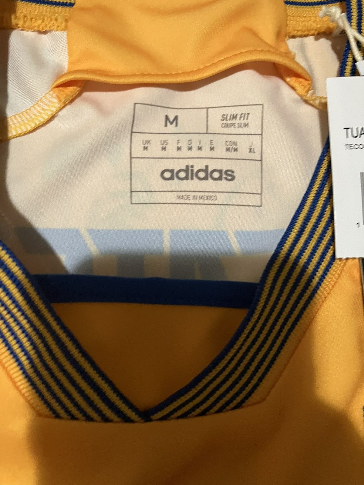 Adidas Mens Adidas Tigres 23/24 Home Jersey Sz M Size US M / EU 48-50 / 2 - 3 Thumbnail