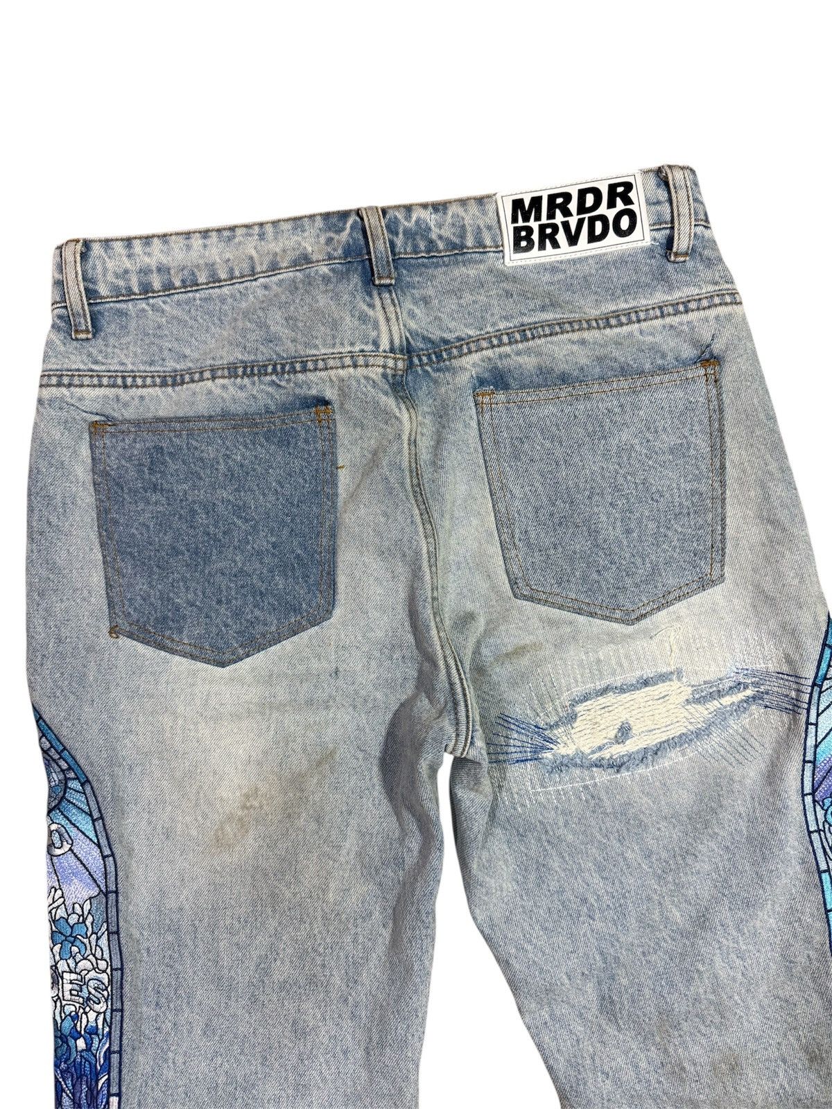 Who Decides War WDW Who Decides War - Winter Mechanic Denim Jeans Size US 30 / EU 46 - 5 Thumbnail