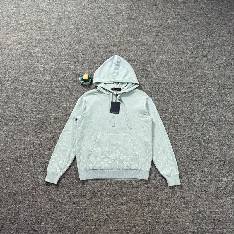 Louis Vuitton Louis Vuitton Light Blue Cotton Hoodie 0089 Size US XS / EU 42 / 0 - 1 Thumbnail