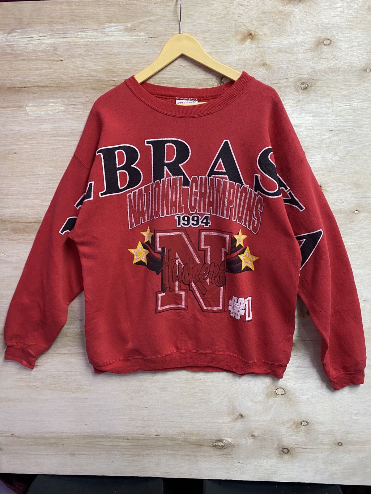 Other 80' Nebraska Cornhuskers 1994 National Champions sweatshirt. Size US XL / EU 56 / 4 - 1 Thumbnail