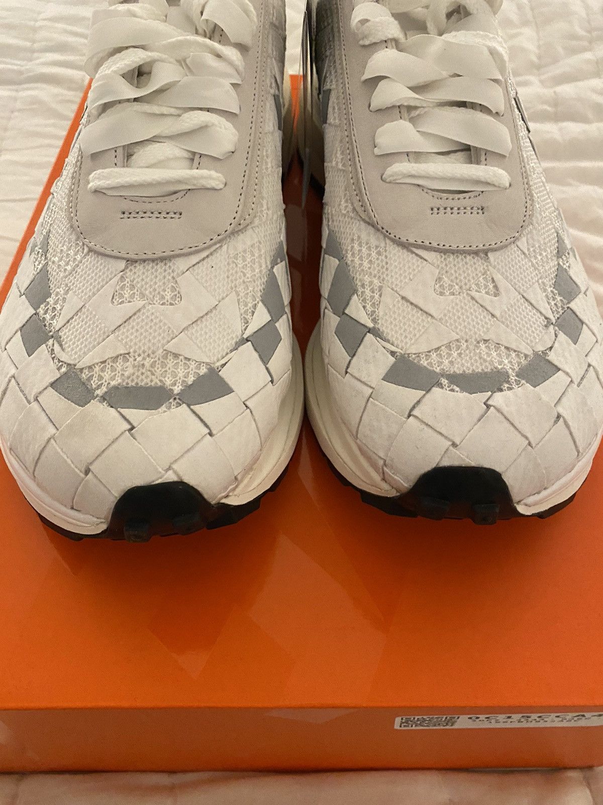 Jean Paul Gaultier x Sacai x Nike VaporWaffle Woven White