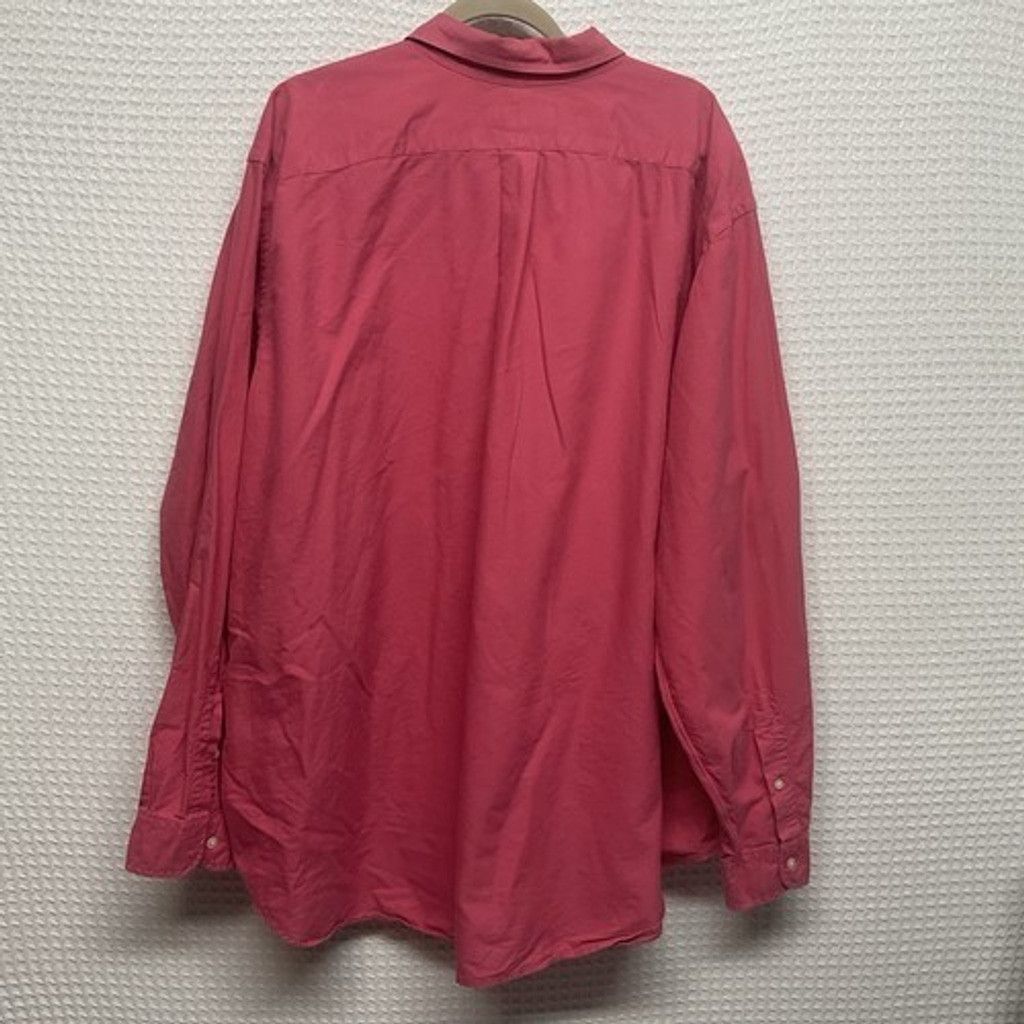 Ralph Lauren Ralph Lauren Red Cotton Long Sleeve Button Up Shirt Men 3XB Size US XL / EU 56 / 4 - 6 Thumbnail