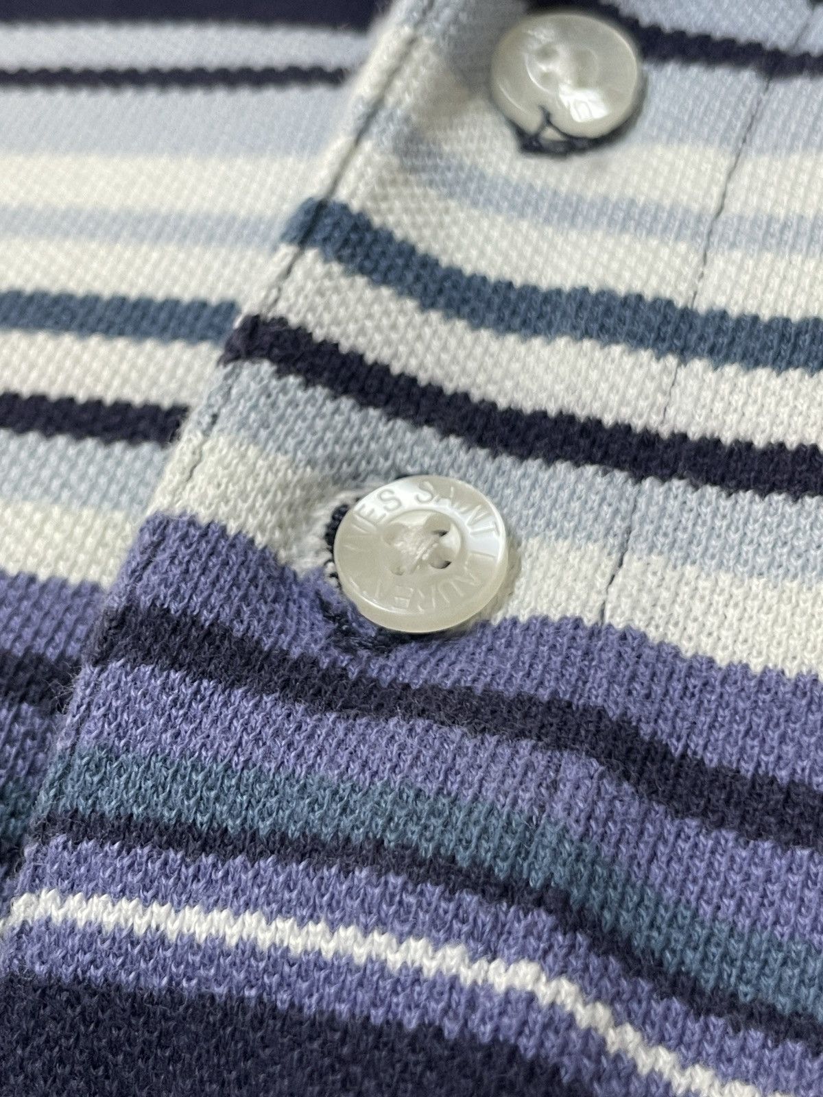 Yves Saint Laurent Vintage Yves Saint Laurent YSL striped Polo Shirt Size US L / EU 52-54 / 3 - 5 Thumbnail