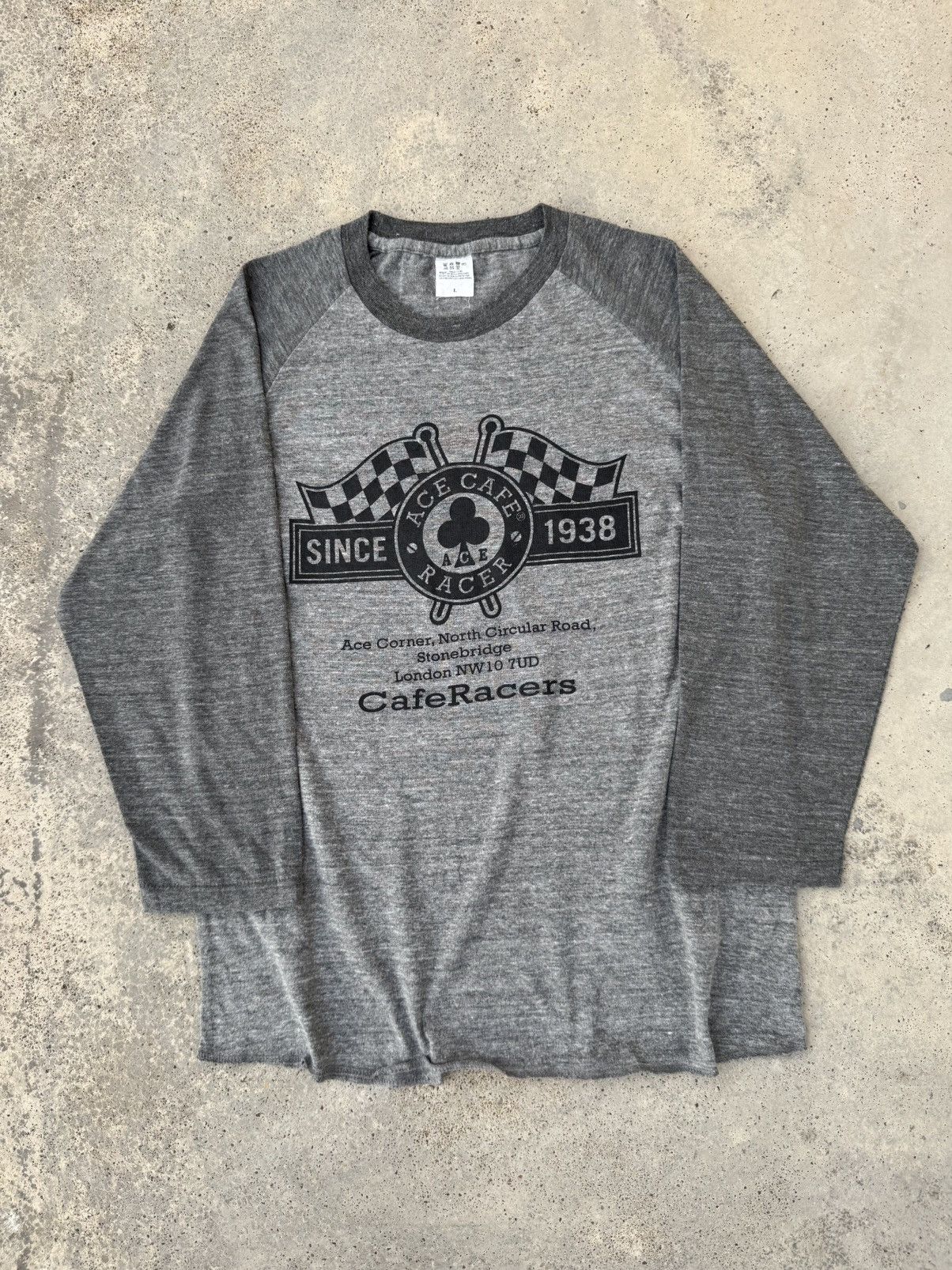 Vintage Ace Cafe Racer Harley Davidson Chopper Styled Size US M / EU 48-50 / 2 - 1 Thumbnail
