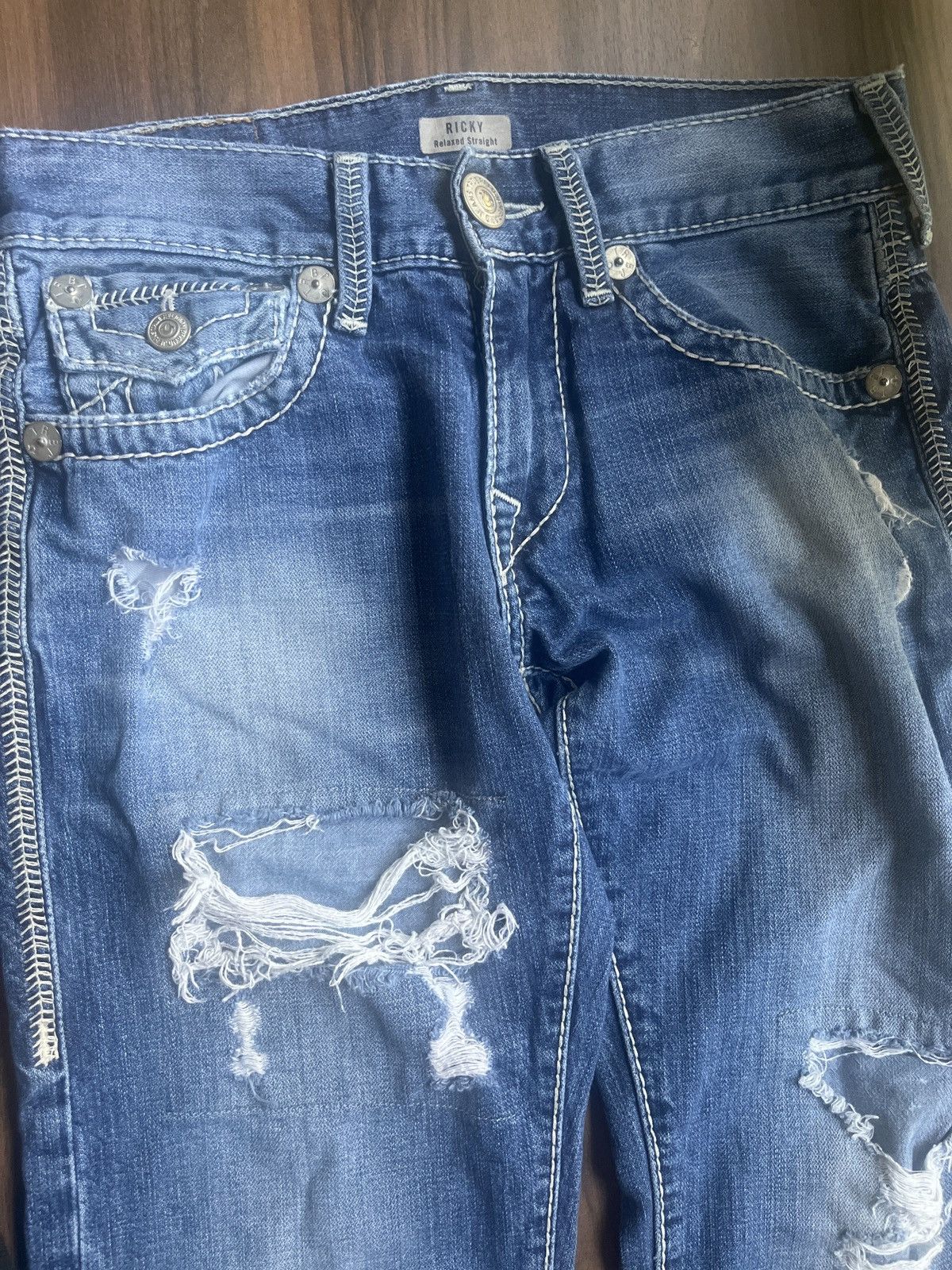 True Religion Ricky Relaxed Straight Jeans