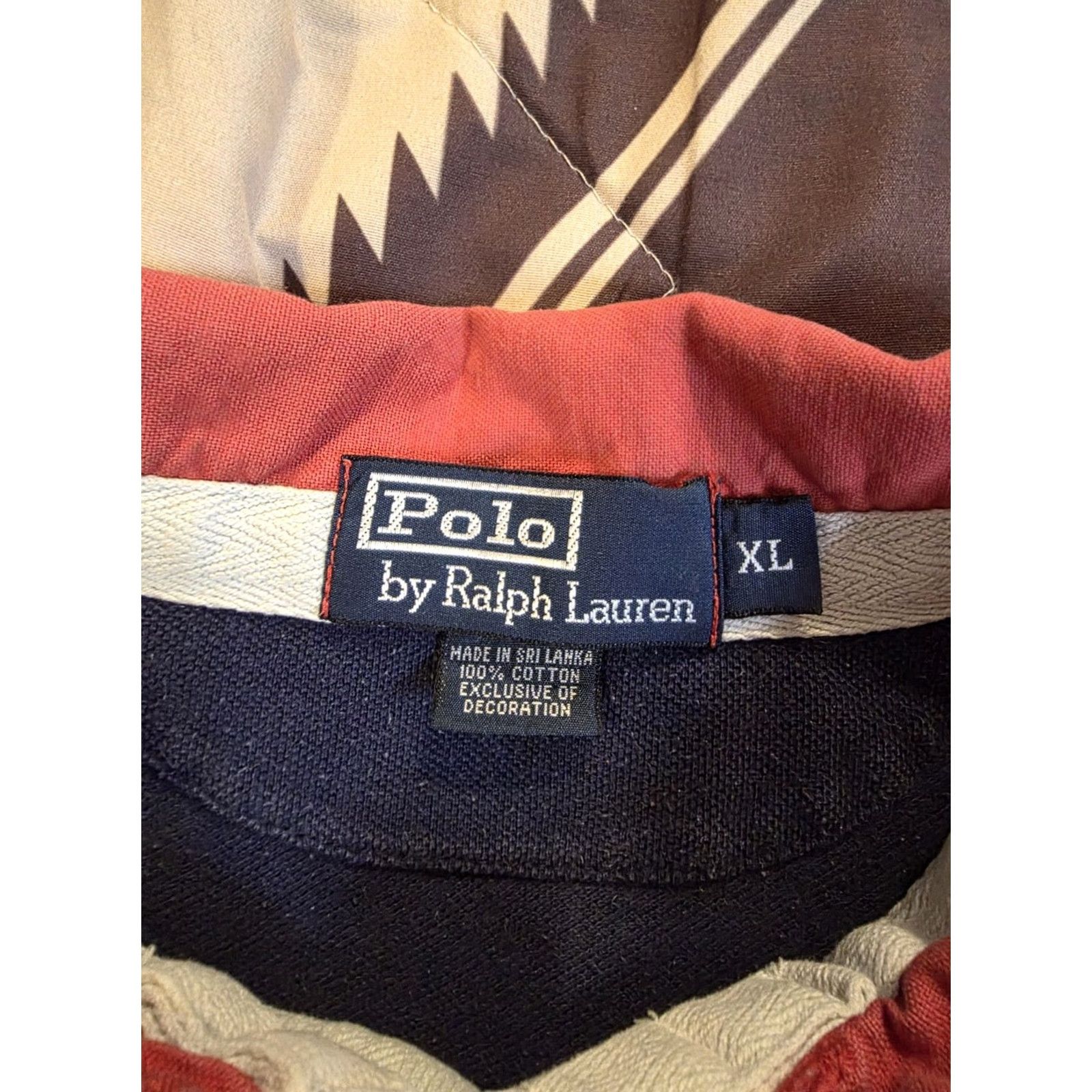 Polo Ralph Lauren VINTAGE Polo Ralph Lauren HMS Crest Rugby Polo Navy XL Men Short Sleeve Pullover Knit 100% Cotton Nautical 90s Preppy Casual Classic Mens Size US XL / EU 56 / 4 - 6 Thumbnail